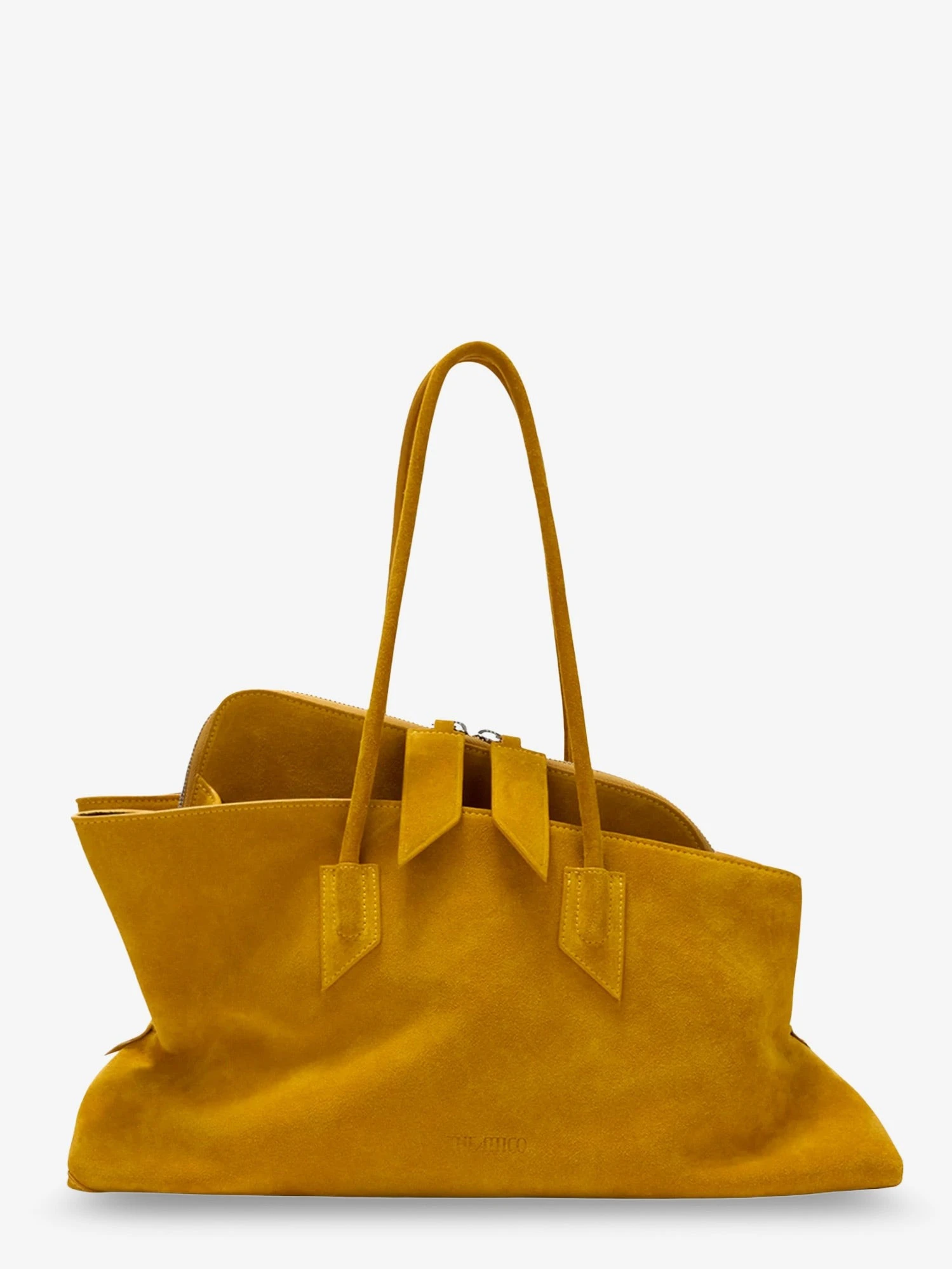 La Passeggiata suede shoulder bag.webp