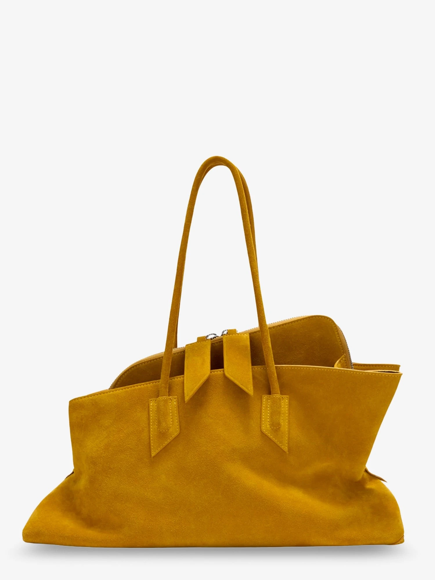 La Passeggiata suede shoulder bag.webp