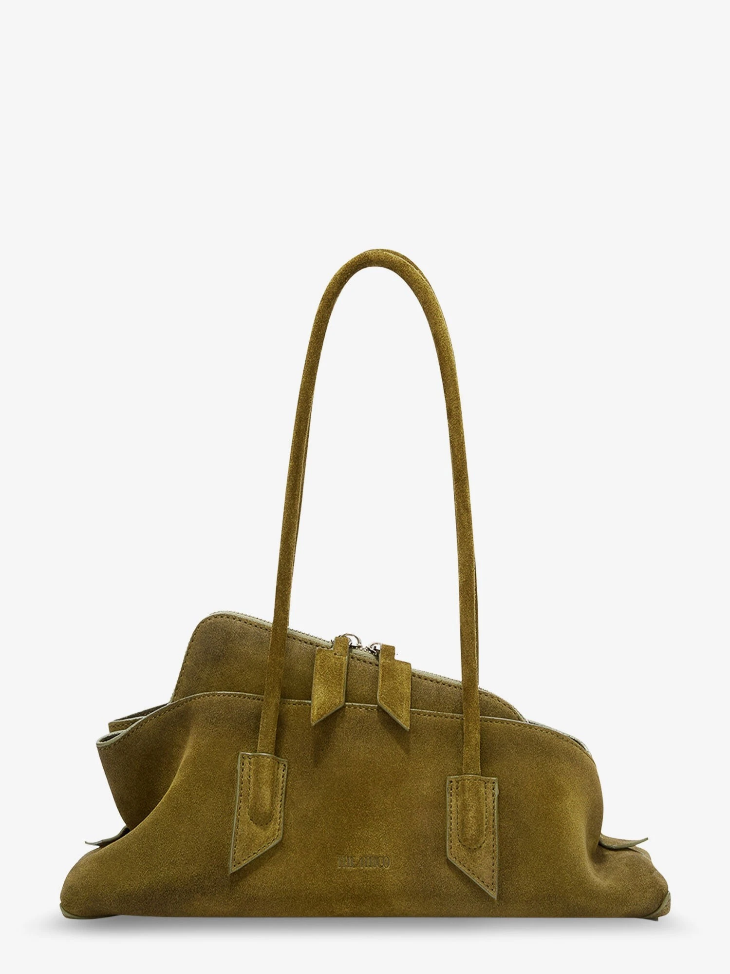 La Passeggiata Small suede shoulder bag.webp