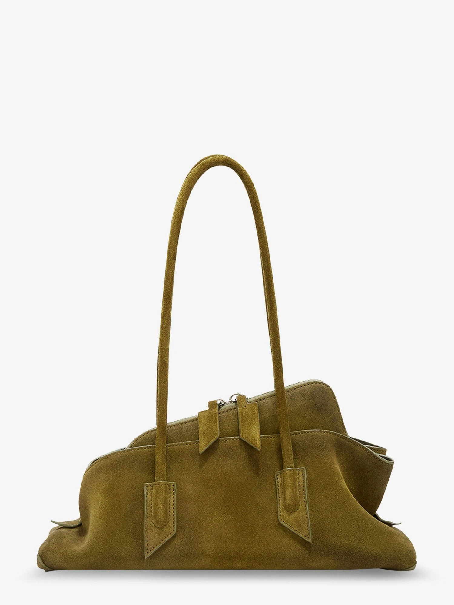 La Passeggiata Small suede shoulder bag.webp