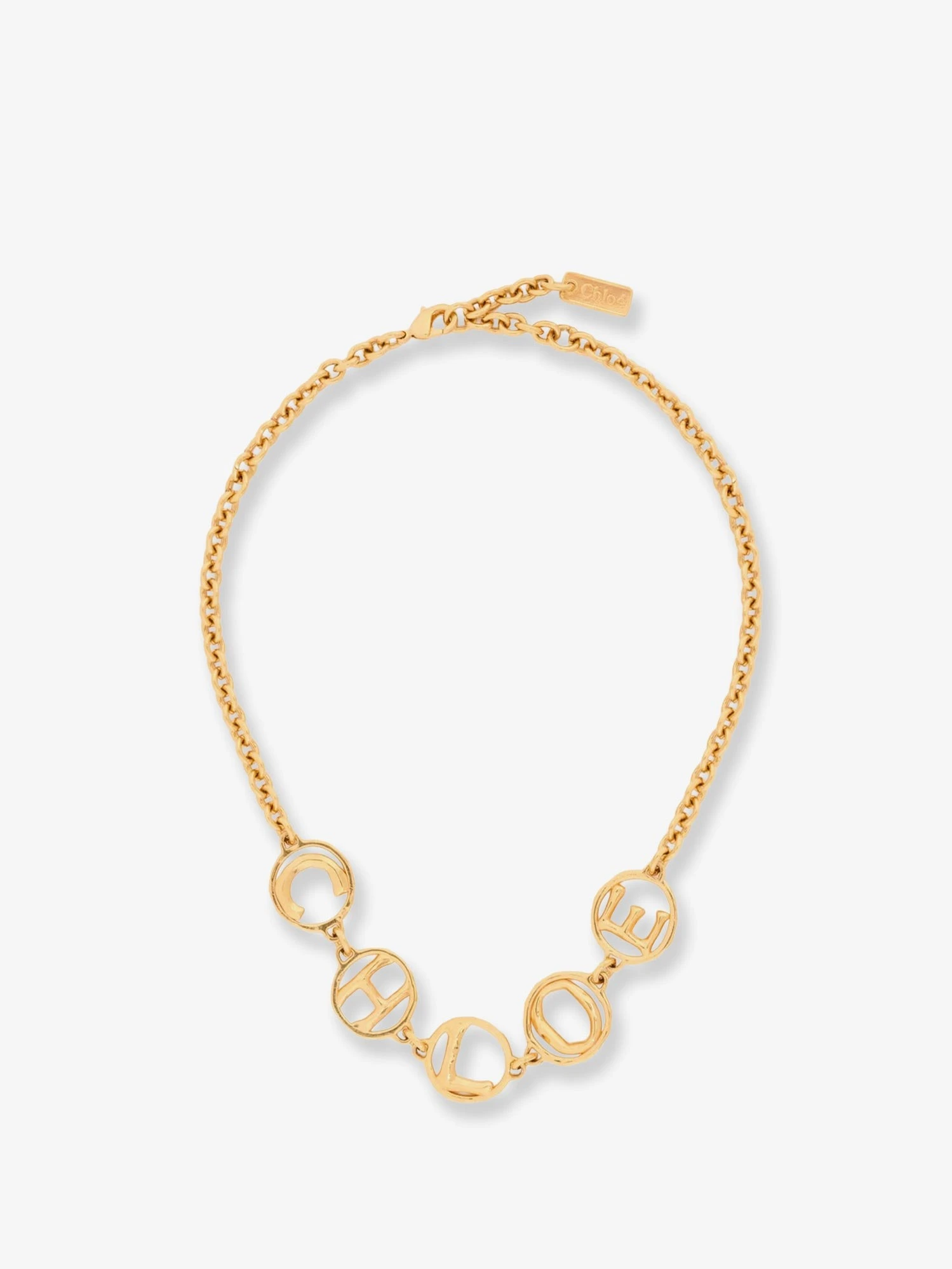 Brass Script Necklace.webp