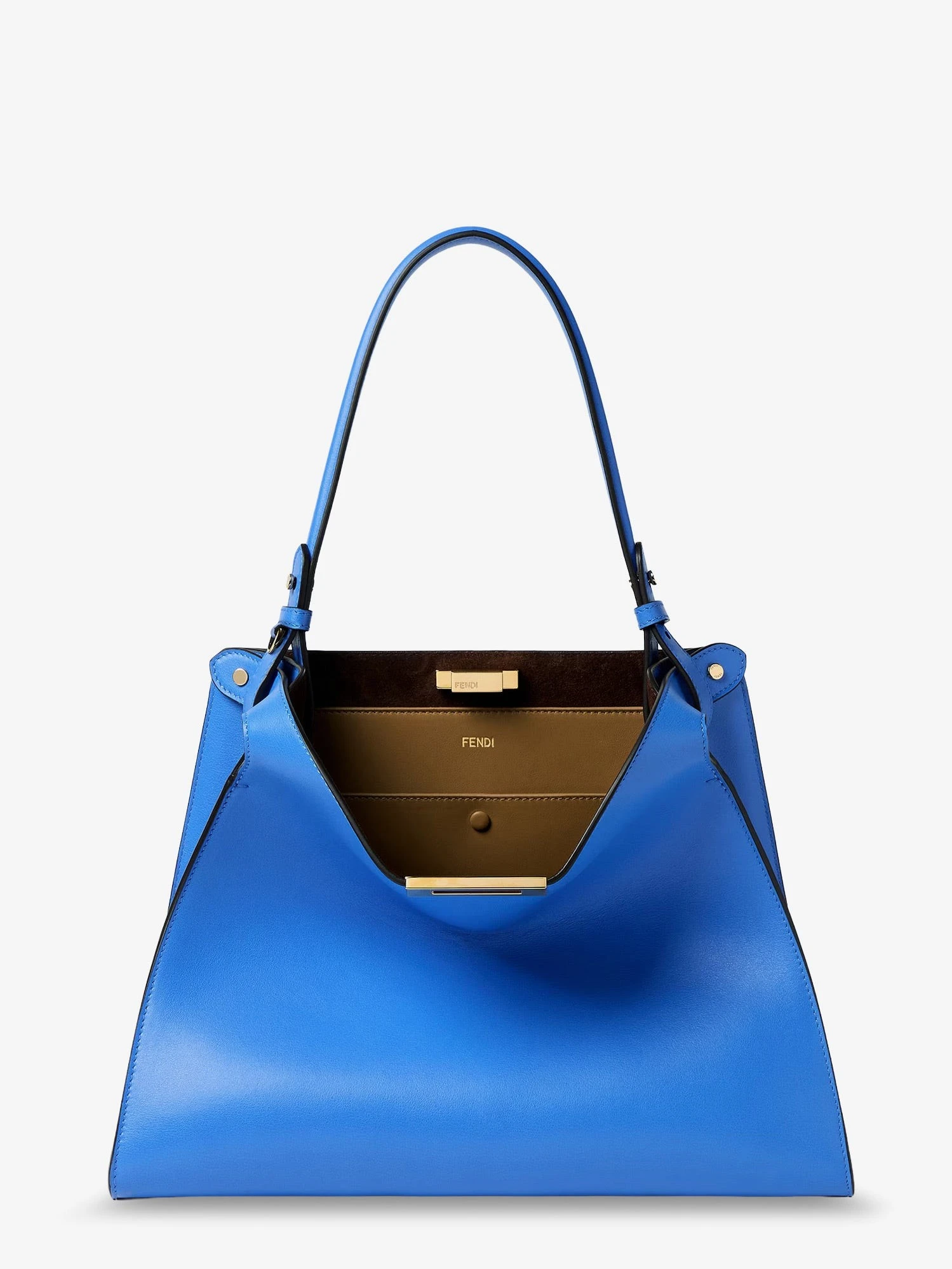 Fendi Way Medium leather shoulder bag with contrasting lining.webp