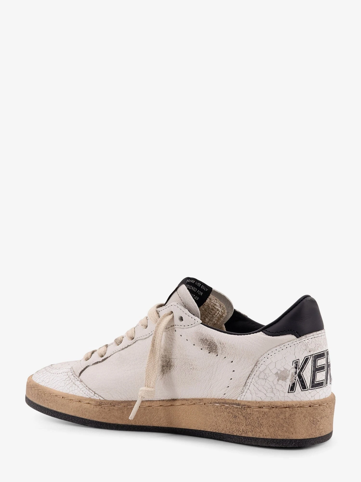Ballstar leather sneakers with iconic side logo.webp