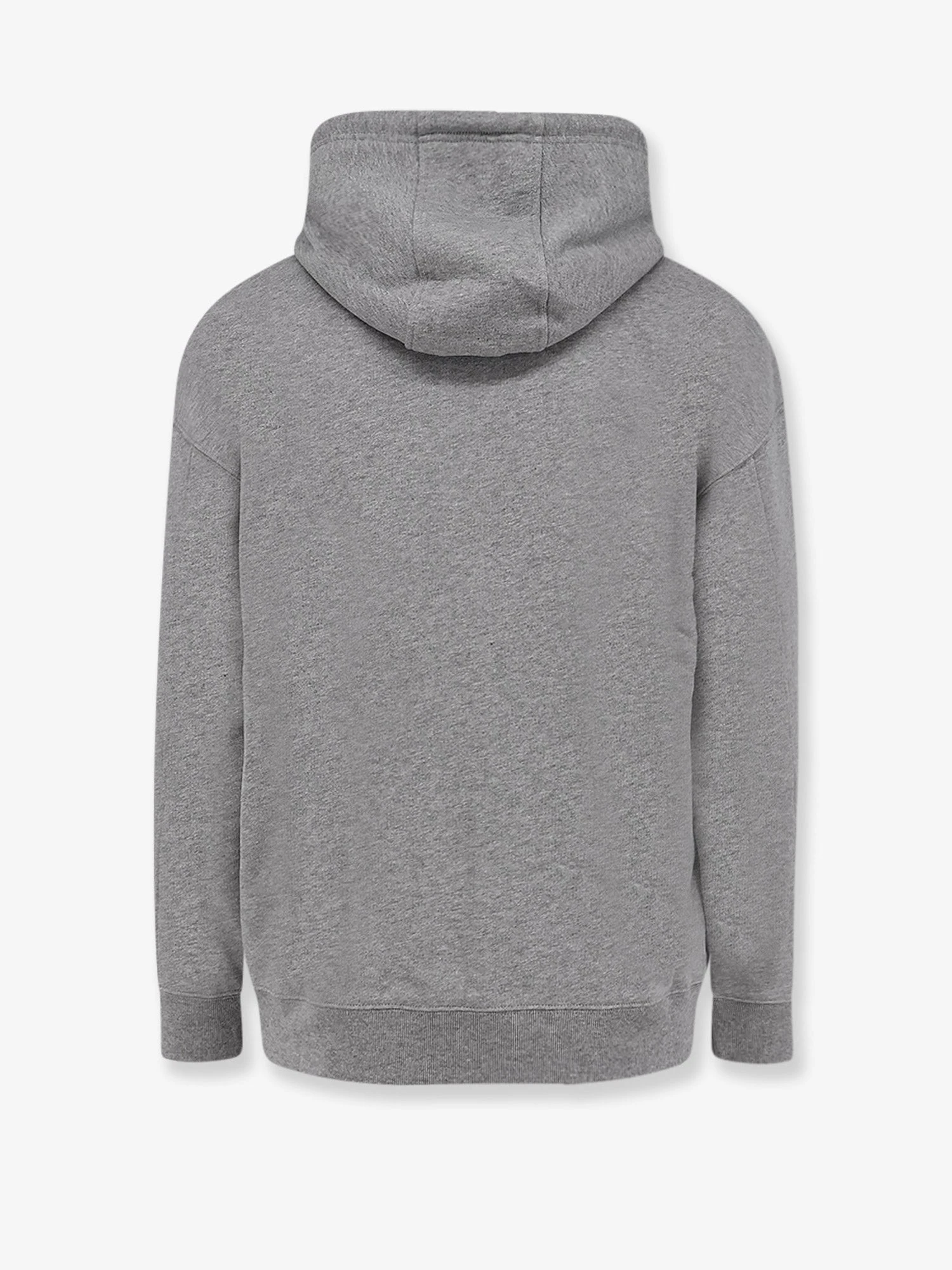 Cotton sweatshirt with front embroidered logo.webp