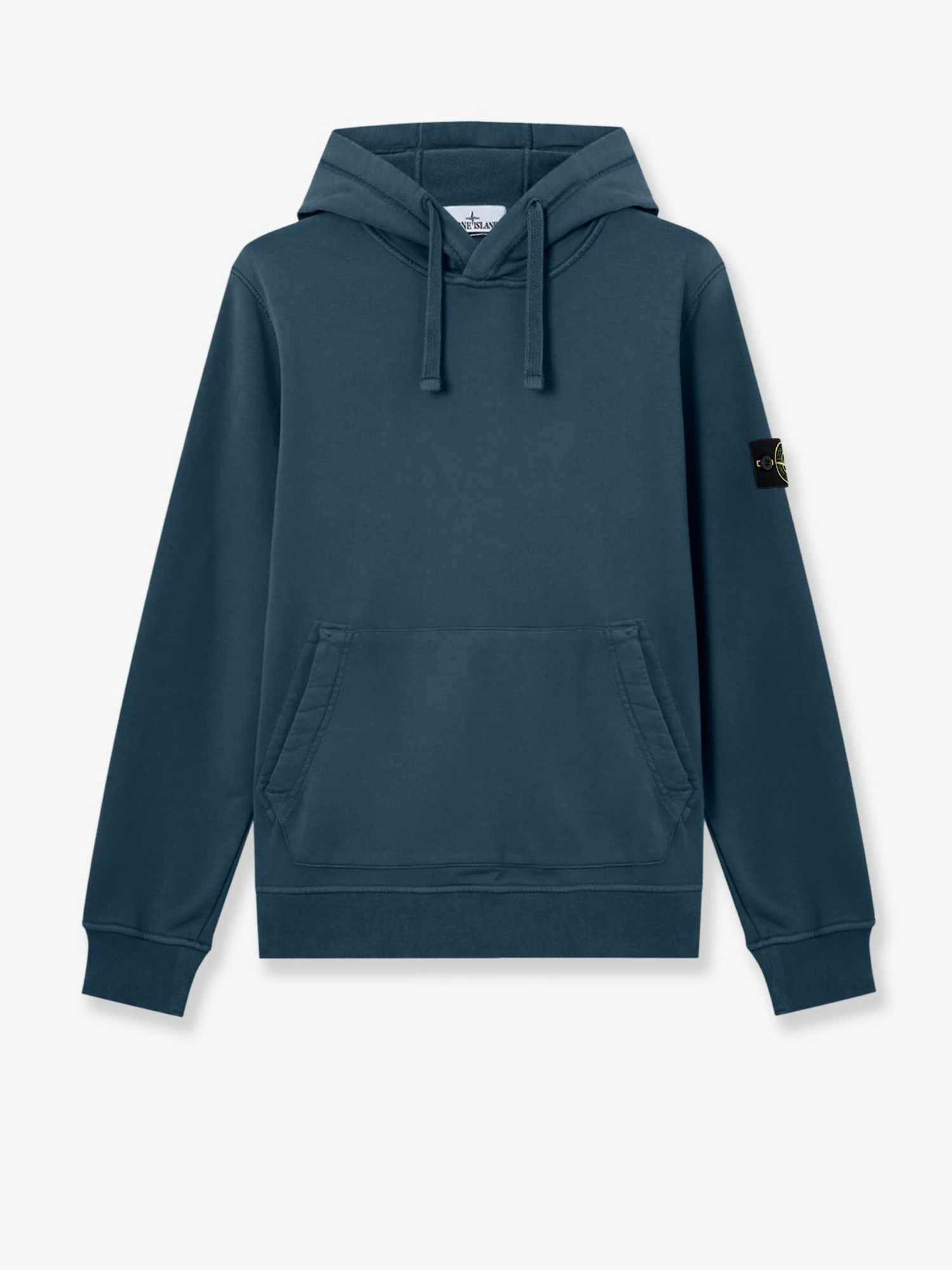 Cotton sweatshirt with side logo patch.webp