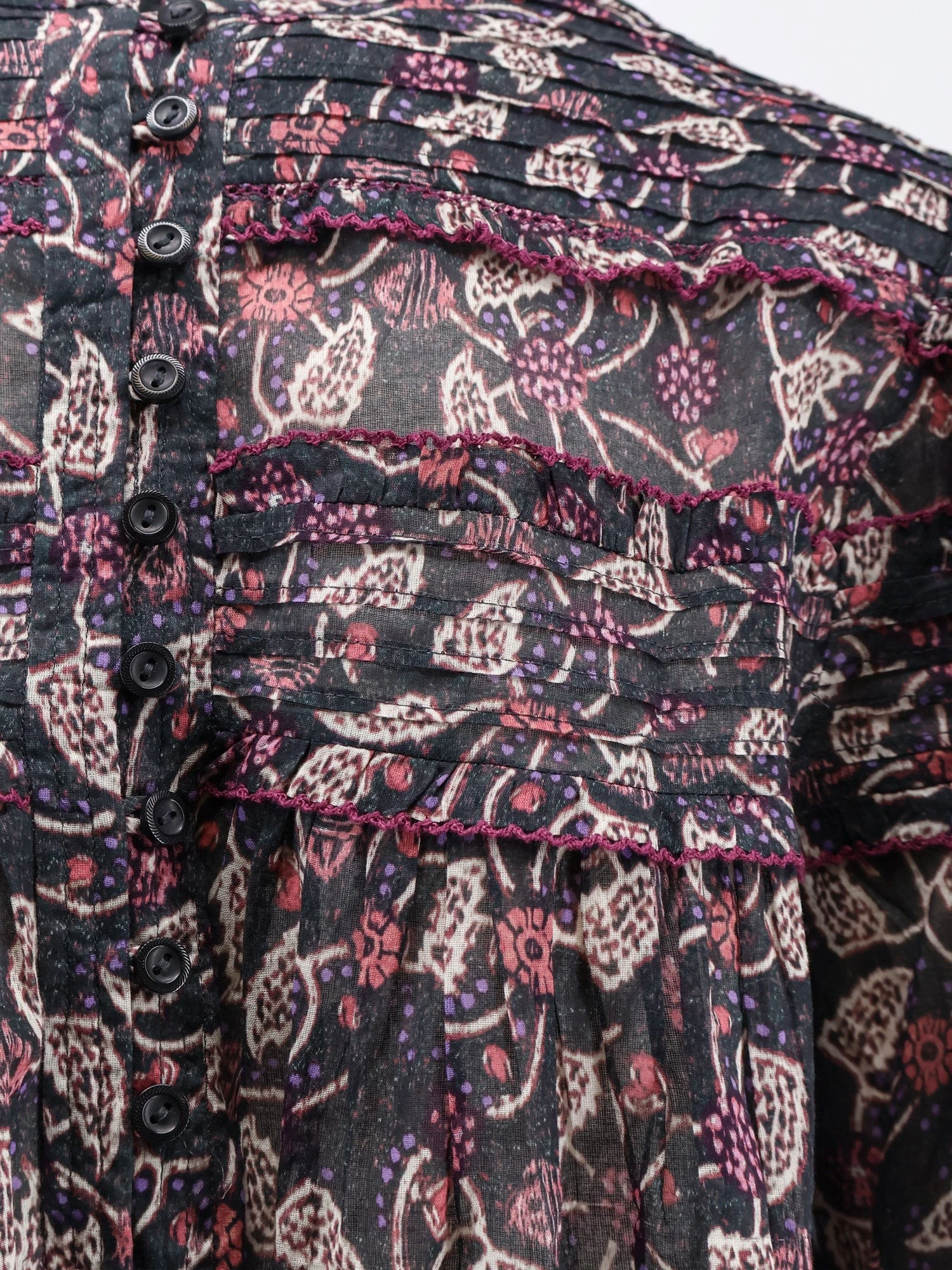Doane printed cotton shirt.webp