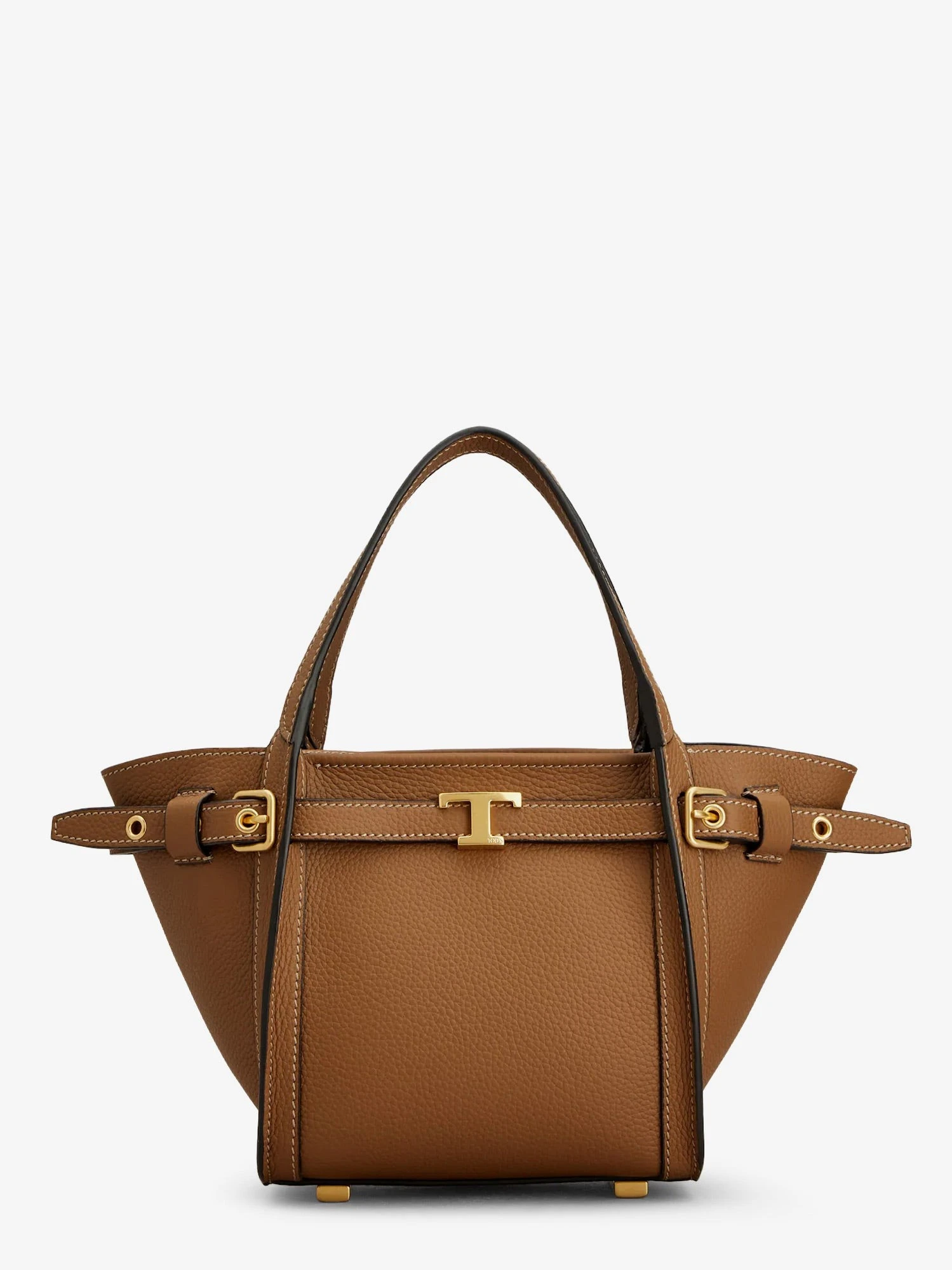 T Signature Leather Tote Bag.webp
