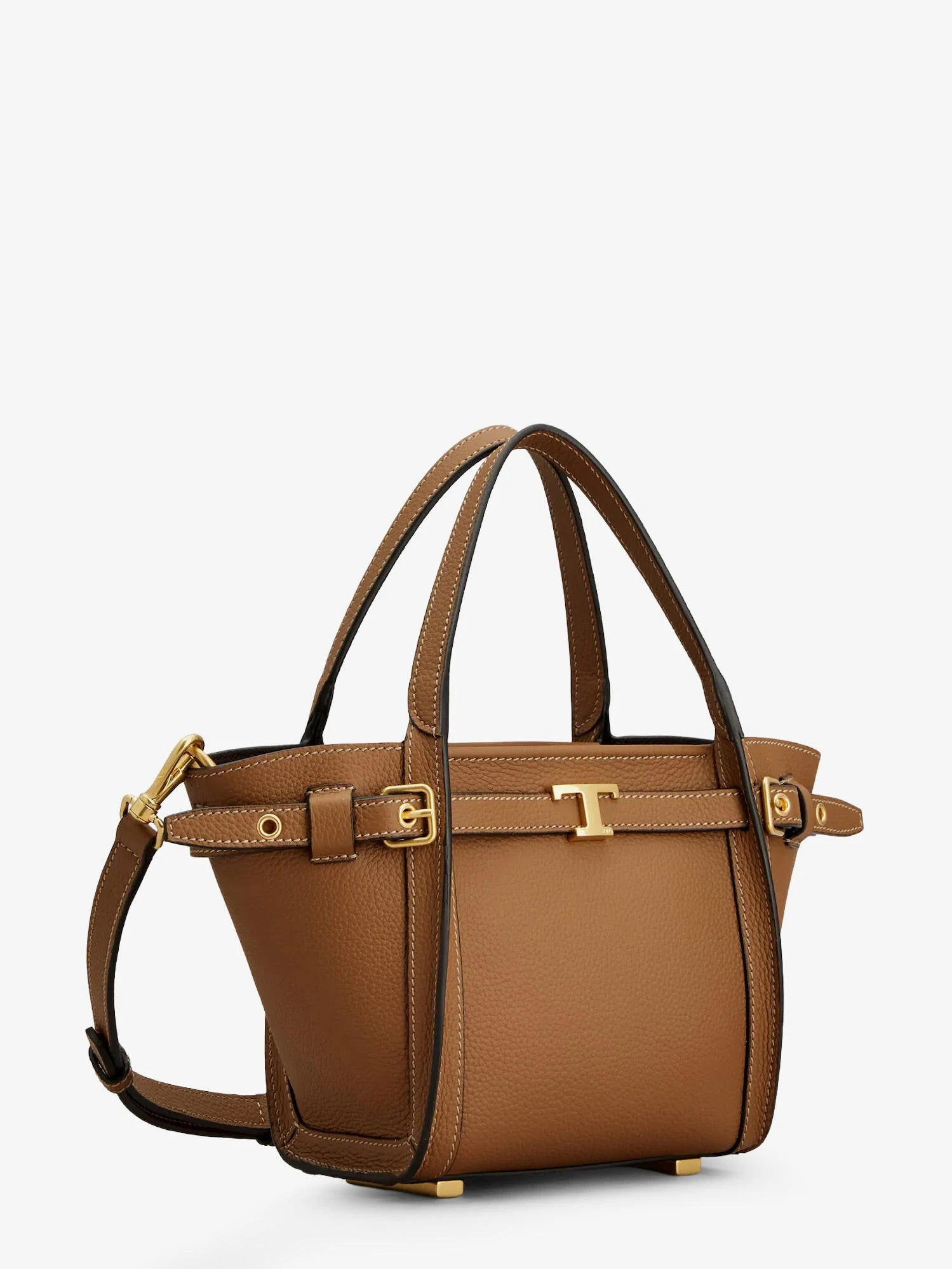 T Signature Leather Tote Bag.webp
