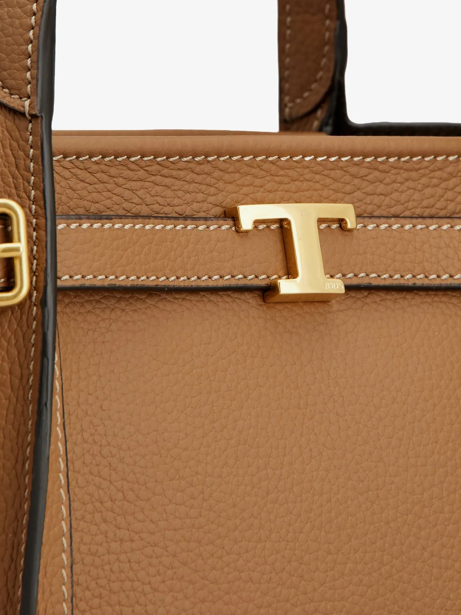 T Signature Leather Tote Bag.webp