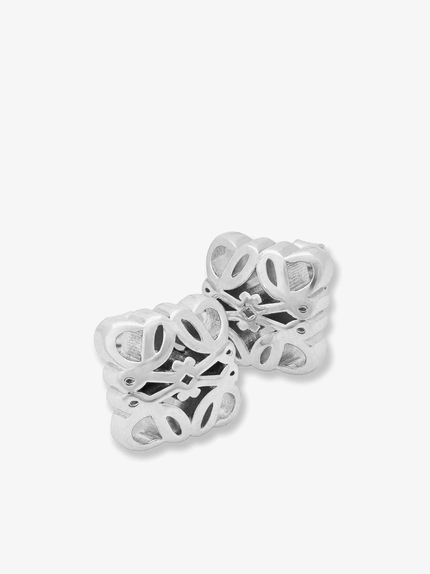 Anagram Bombé sterling silver earrings.webp