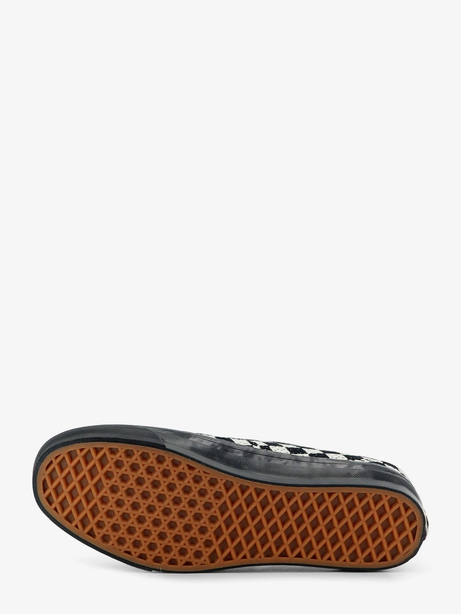 LX Authentic 44 fabric sneakers with a checkerboard pattern.webp