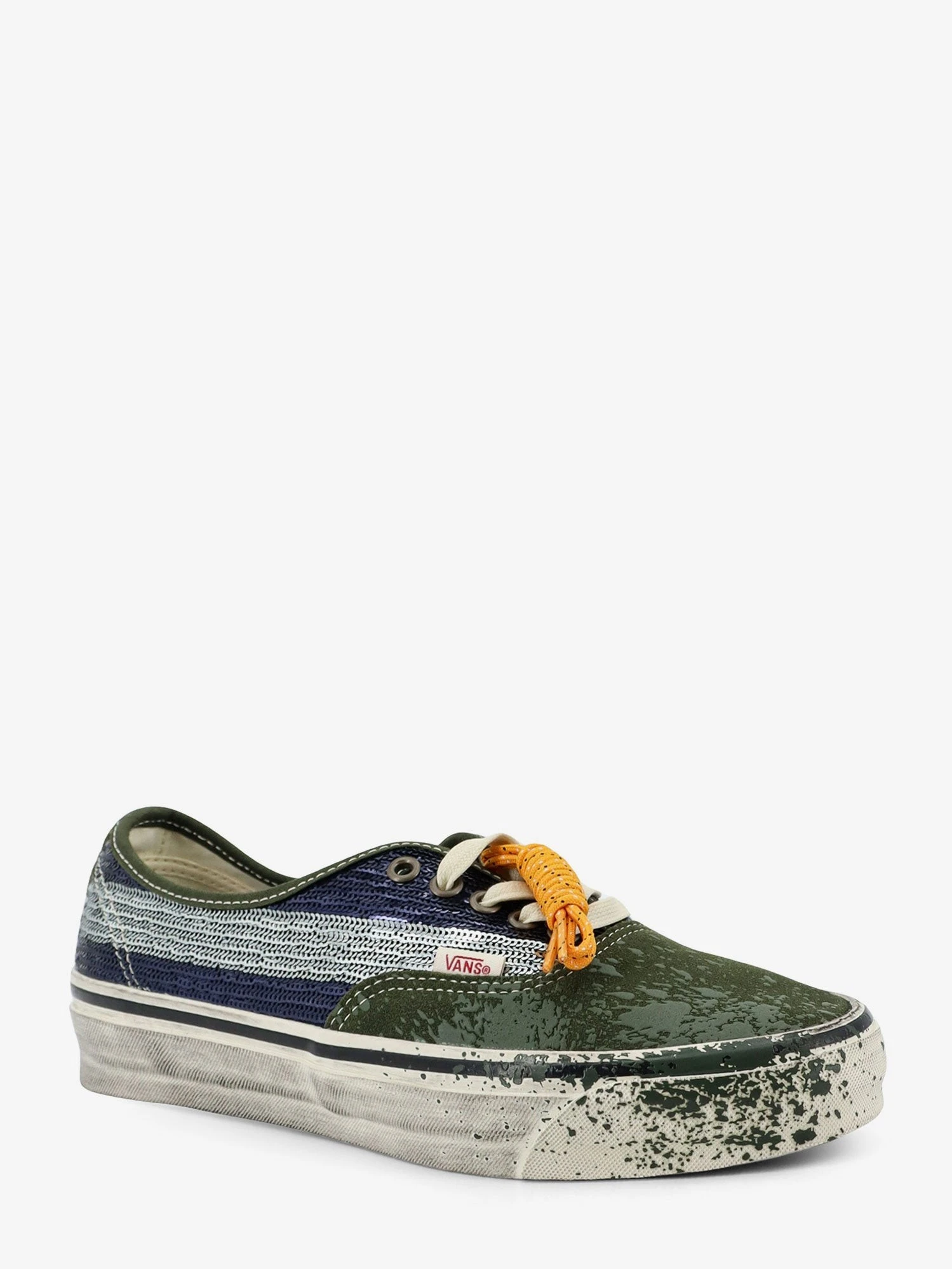 Lx authentic 44 suede sneakers with micro-sequin detail on the side.webp