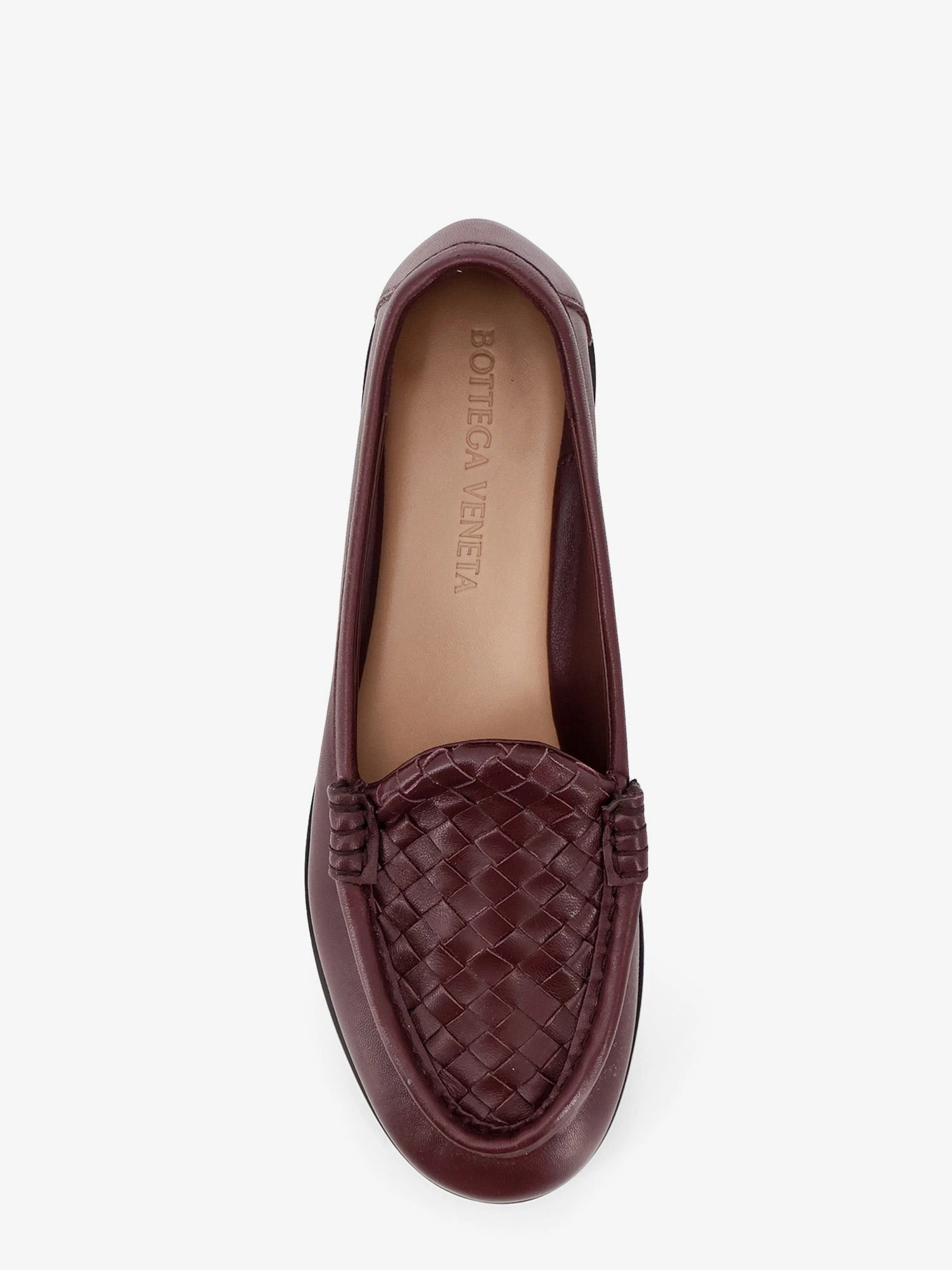 Silenzio leather loafers with Intrecciato pattern.webp