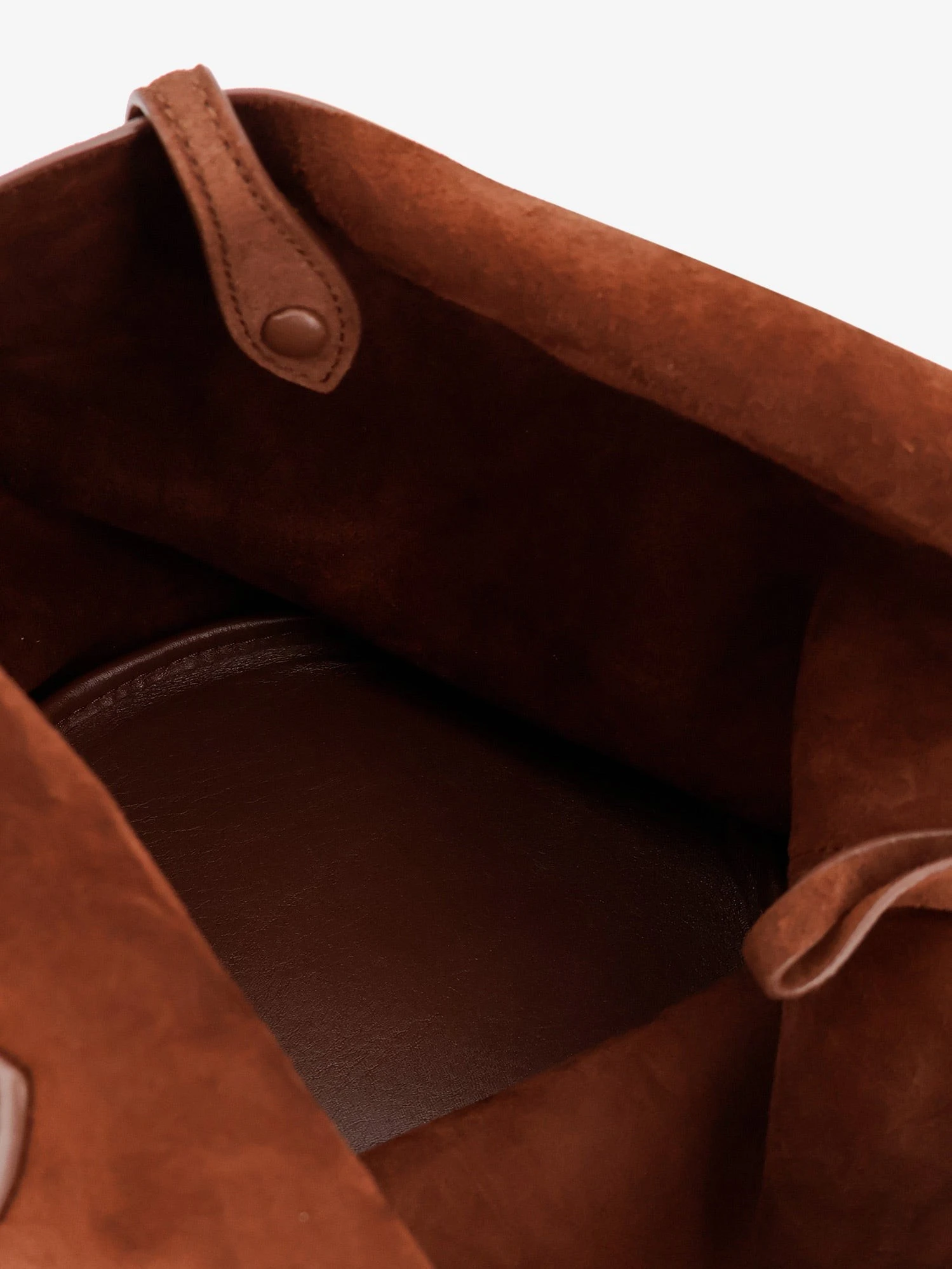 Play suede shoulder bag with contrasting logo.webp