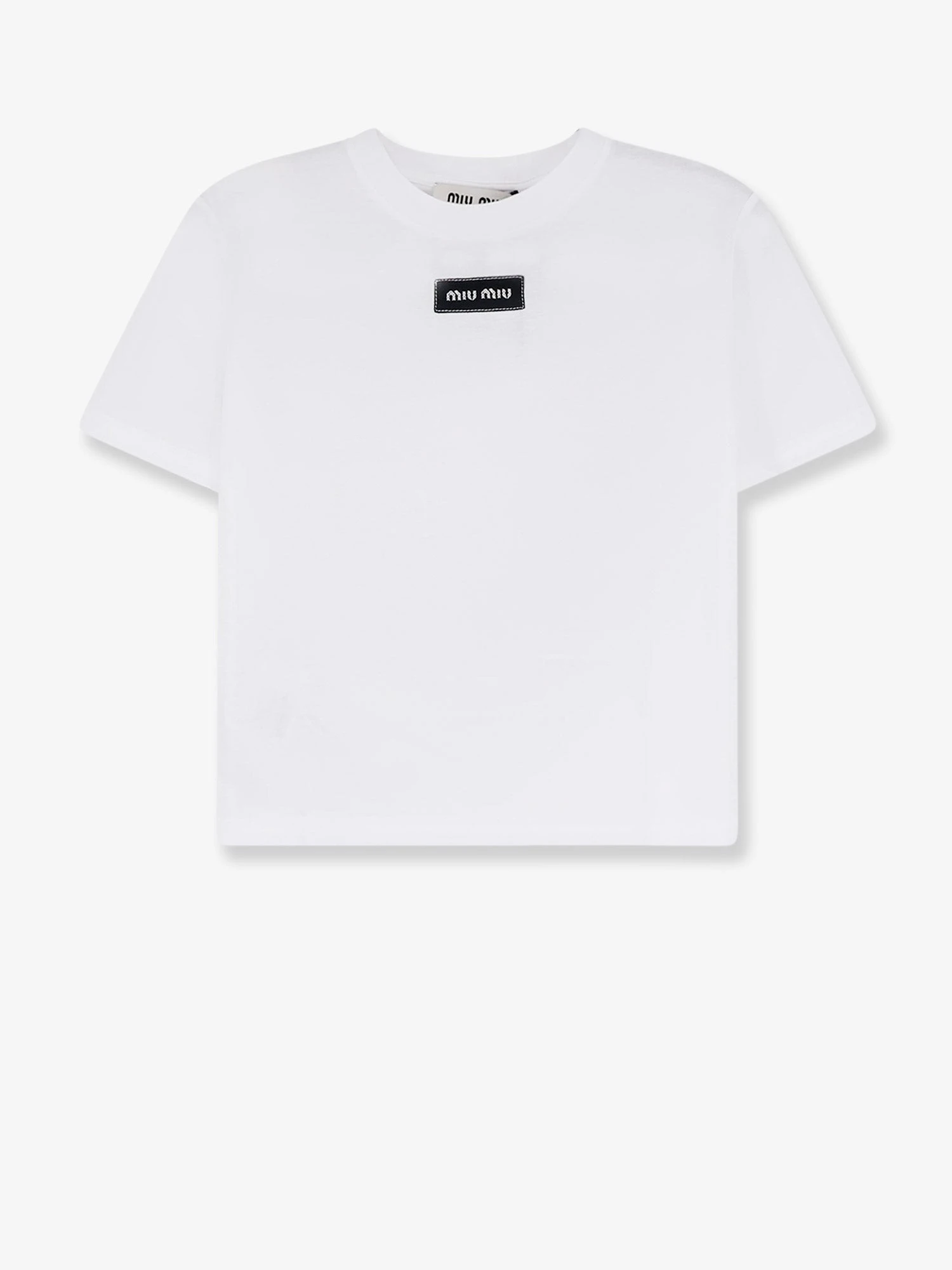 Cotton T-shirt with embroidered logo on the front.webp