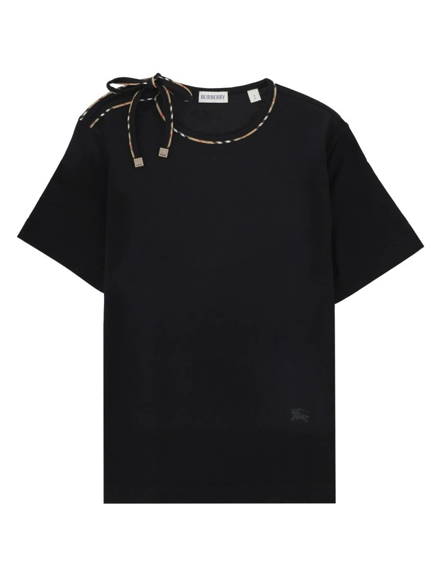 T-SHIRT IN COTONE CON FIOCCO