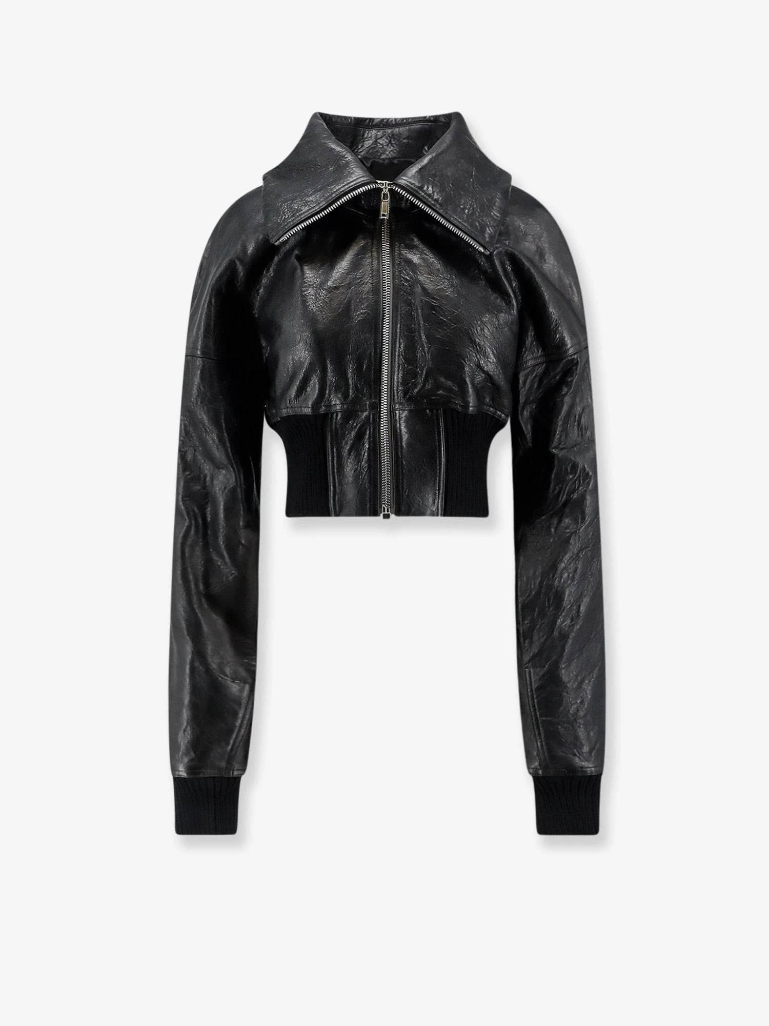 Dracuflight Cropped Leather Jacket.webp