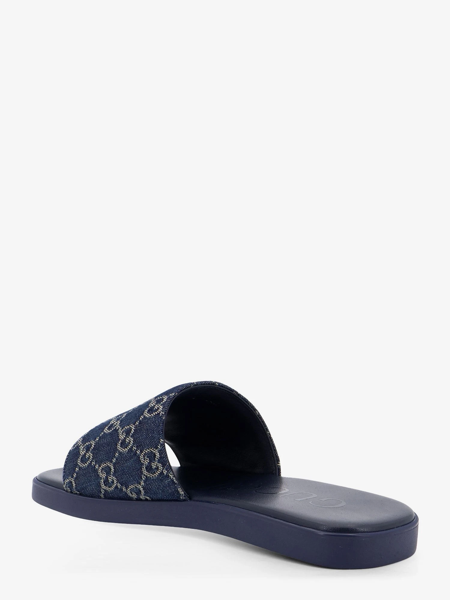 Denim sandals with GG motif.webp