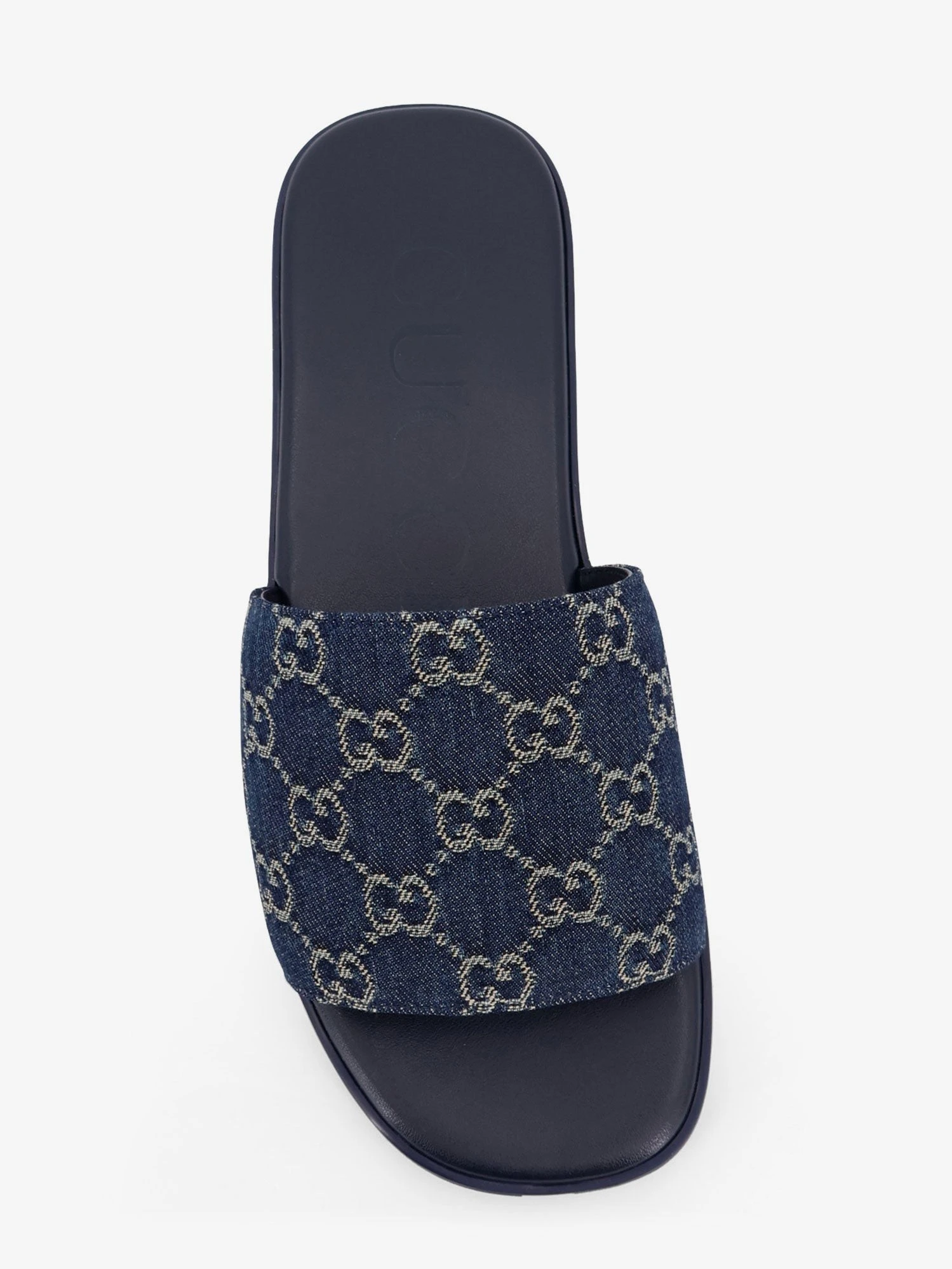 Denim sandals with GG motif.webp