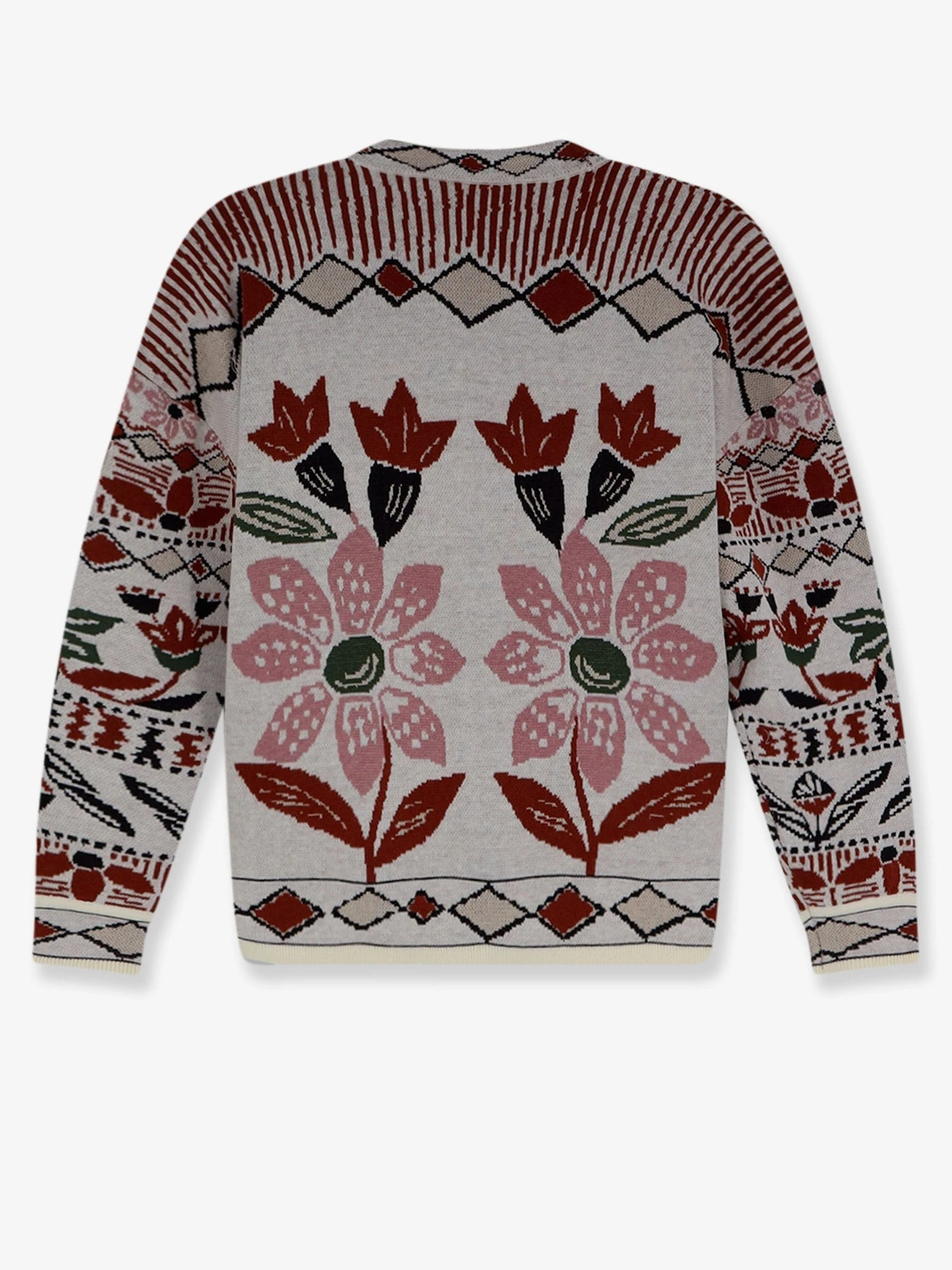 Cardigan with Multicolor embroidery