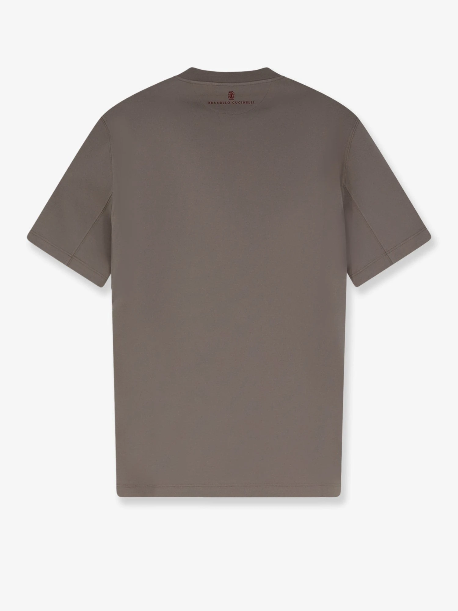 Cotton T-shirt with front embroidery