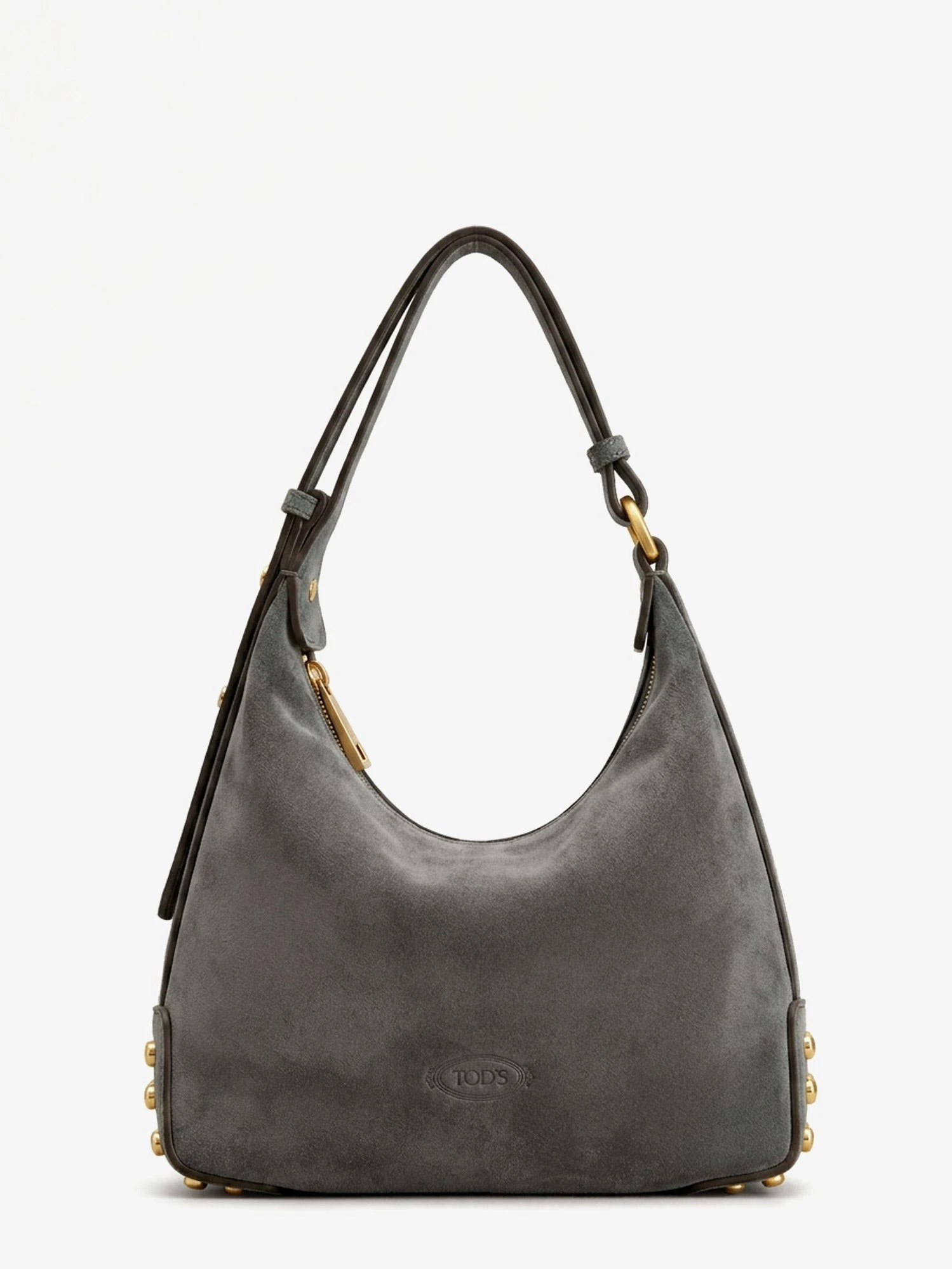 Mini Bag Metal Dots suede shoulder bag.webp