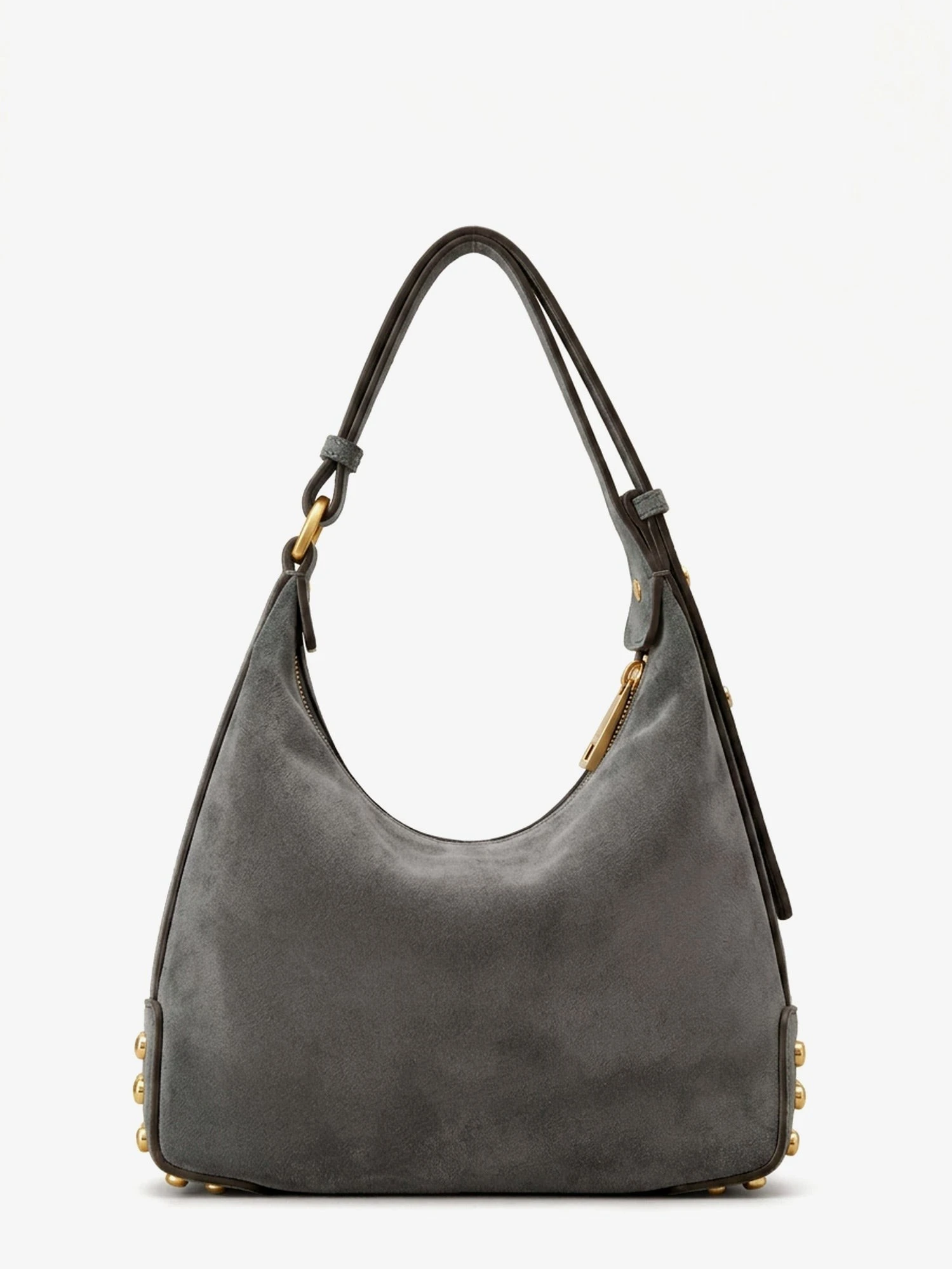 Mini Bag Metal Dots suede shoulder bag.webp