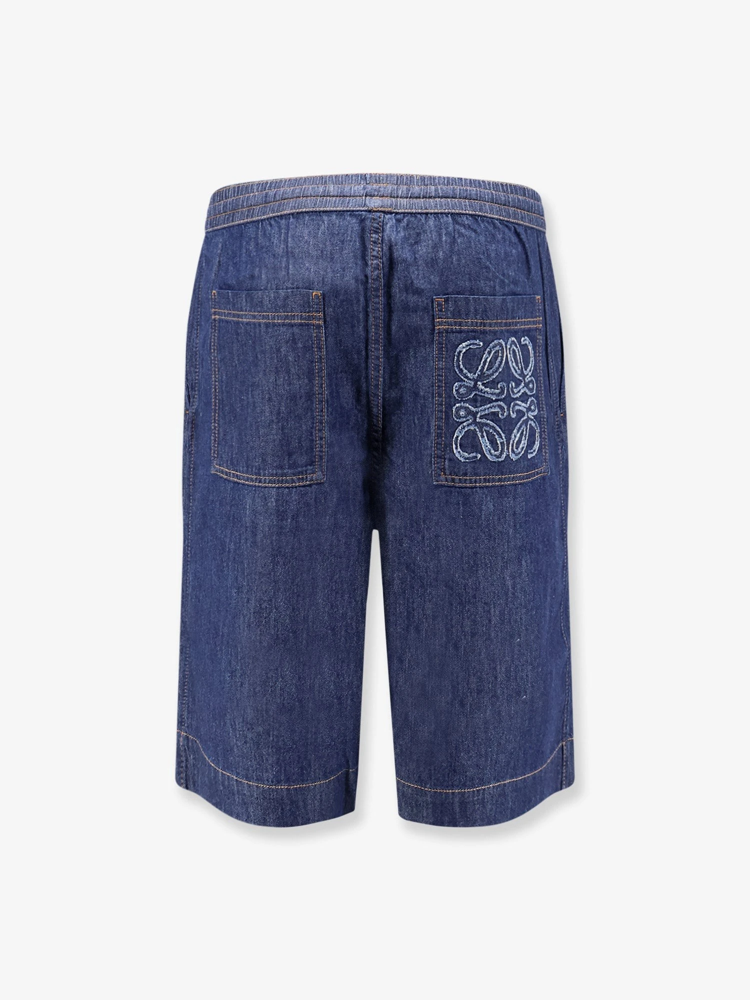 Cotton bermuda shorts with Anagram logo on the back.webp
