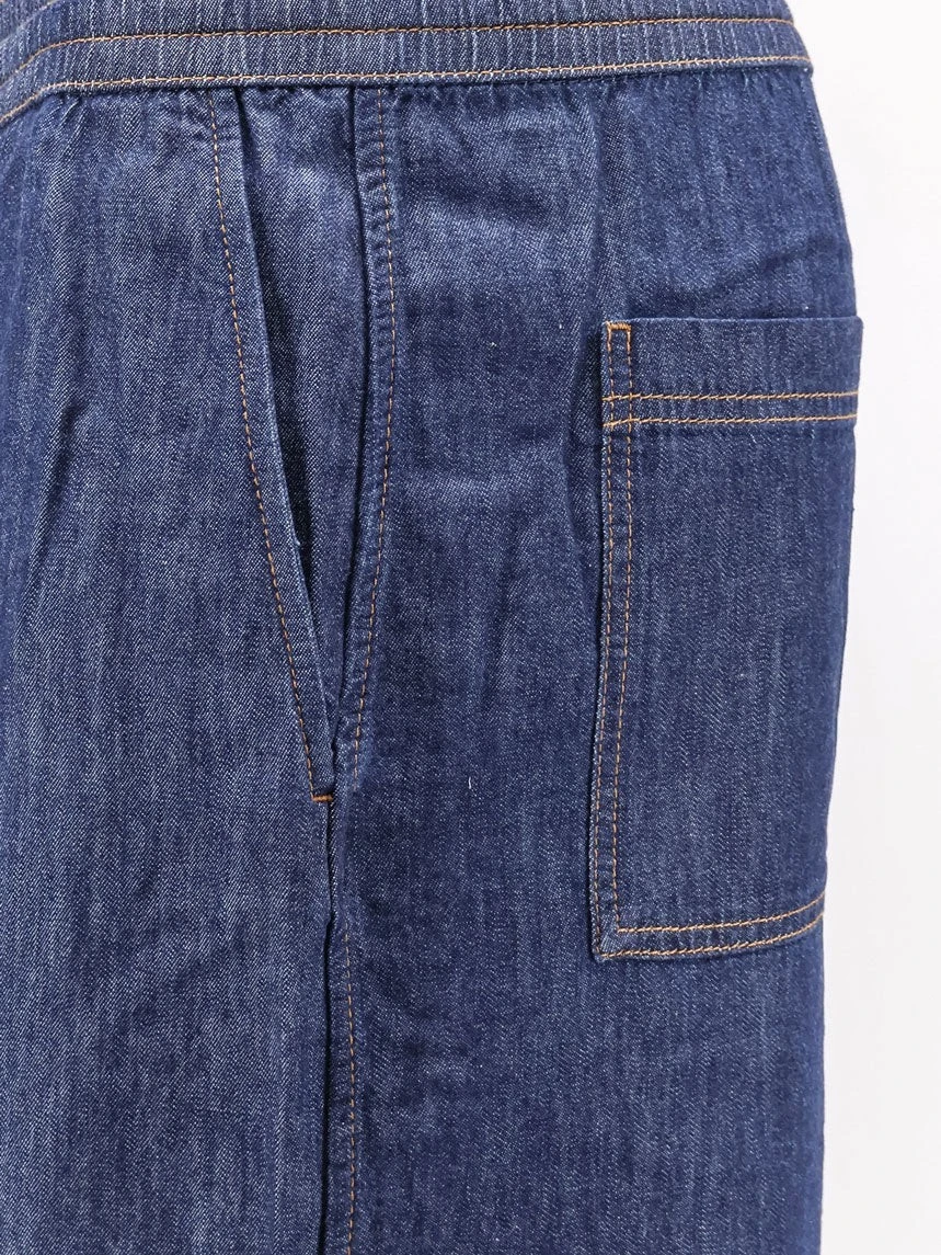 Cotton bermuda shorts with Anagram logo on the back.webp