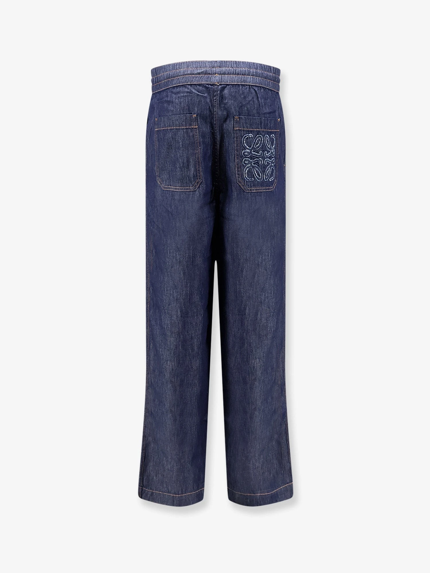 Jeans with adjustable drawstring.webp