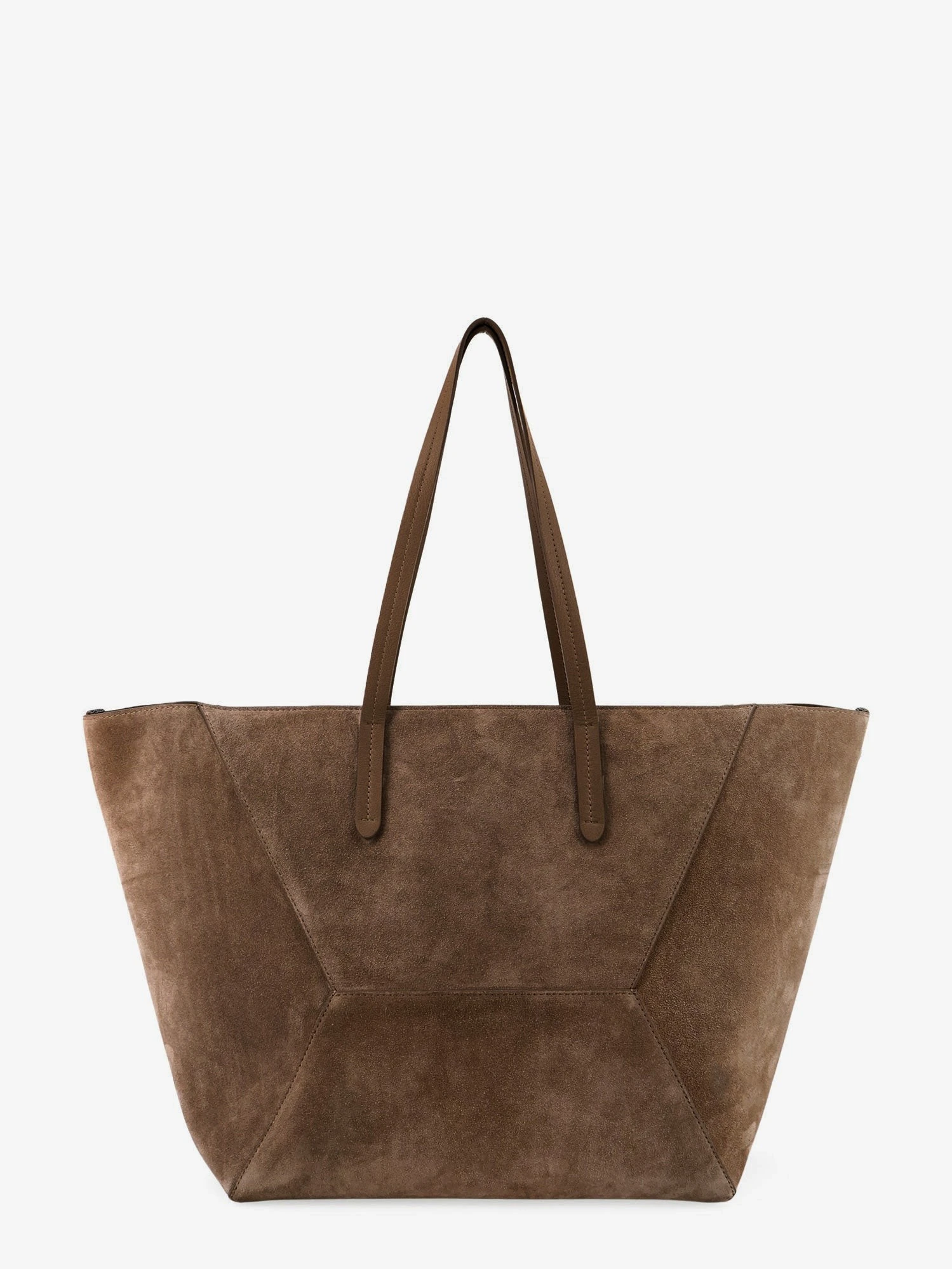 BC Duo suede shoulder bag with engraved logo.webp