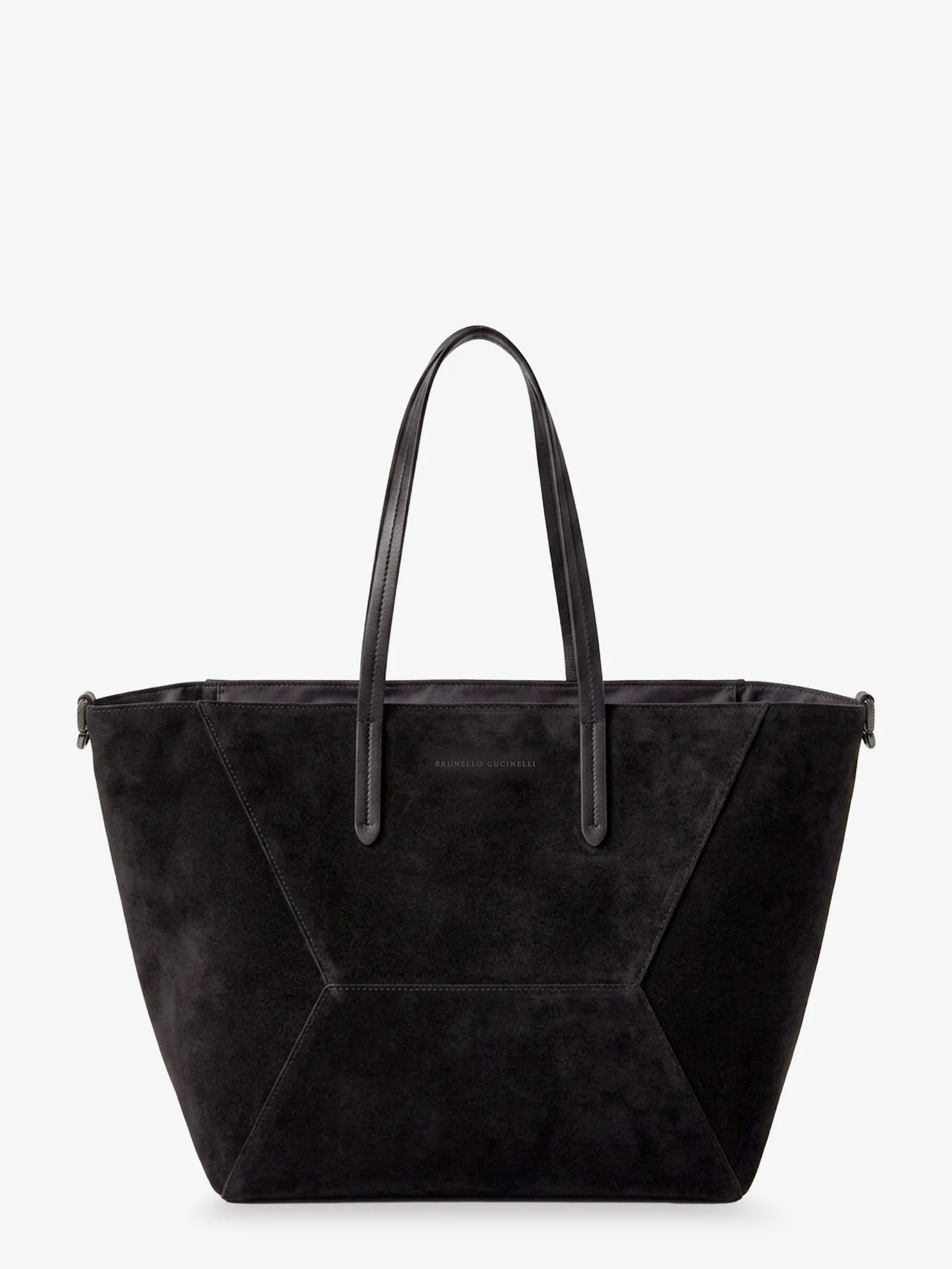 BC Duo suede shoulder bag with engraved logo.webp