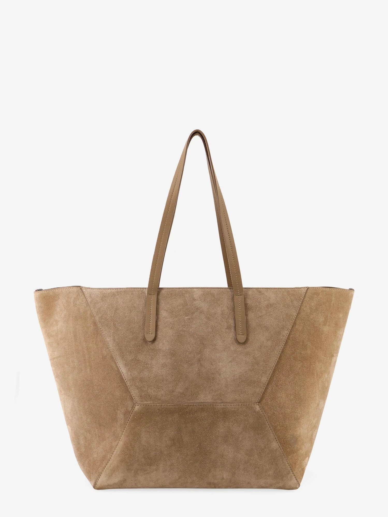 BC Duo suede shoulder bag with engraved logo.webp