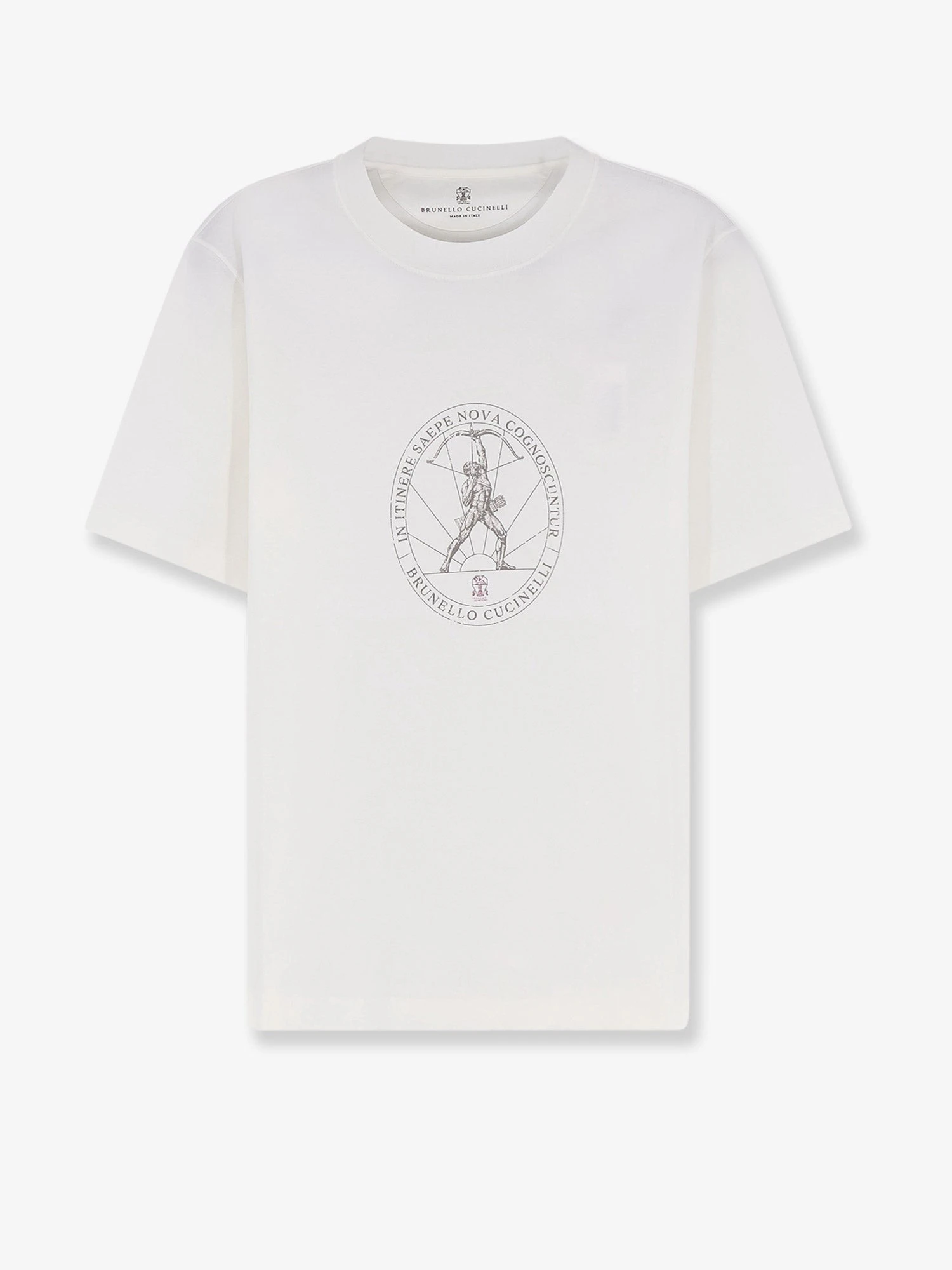 Cotton T-shirt with print on the front.webp