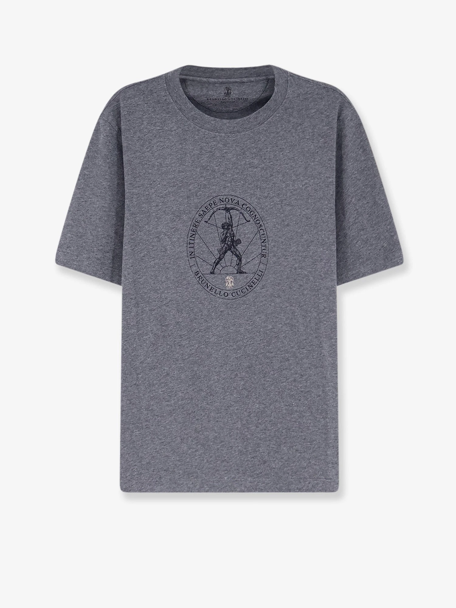 Cotton T-shirt with front print.webp