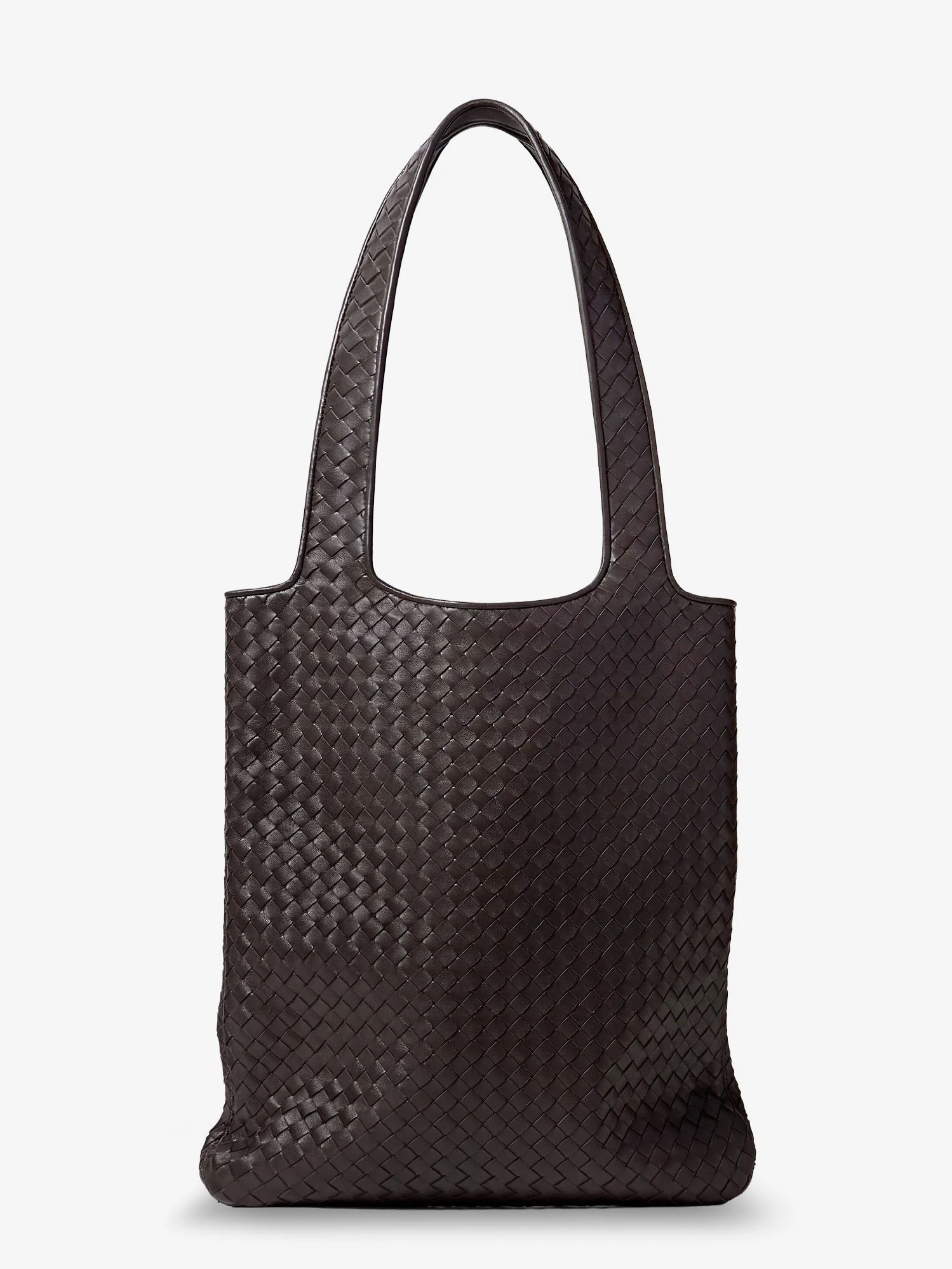 Veneto leather shoulder bag with Intrecciato motif.webp
