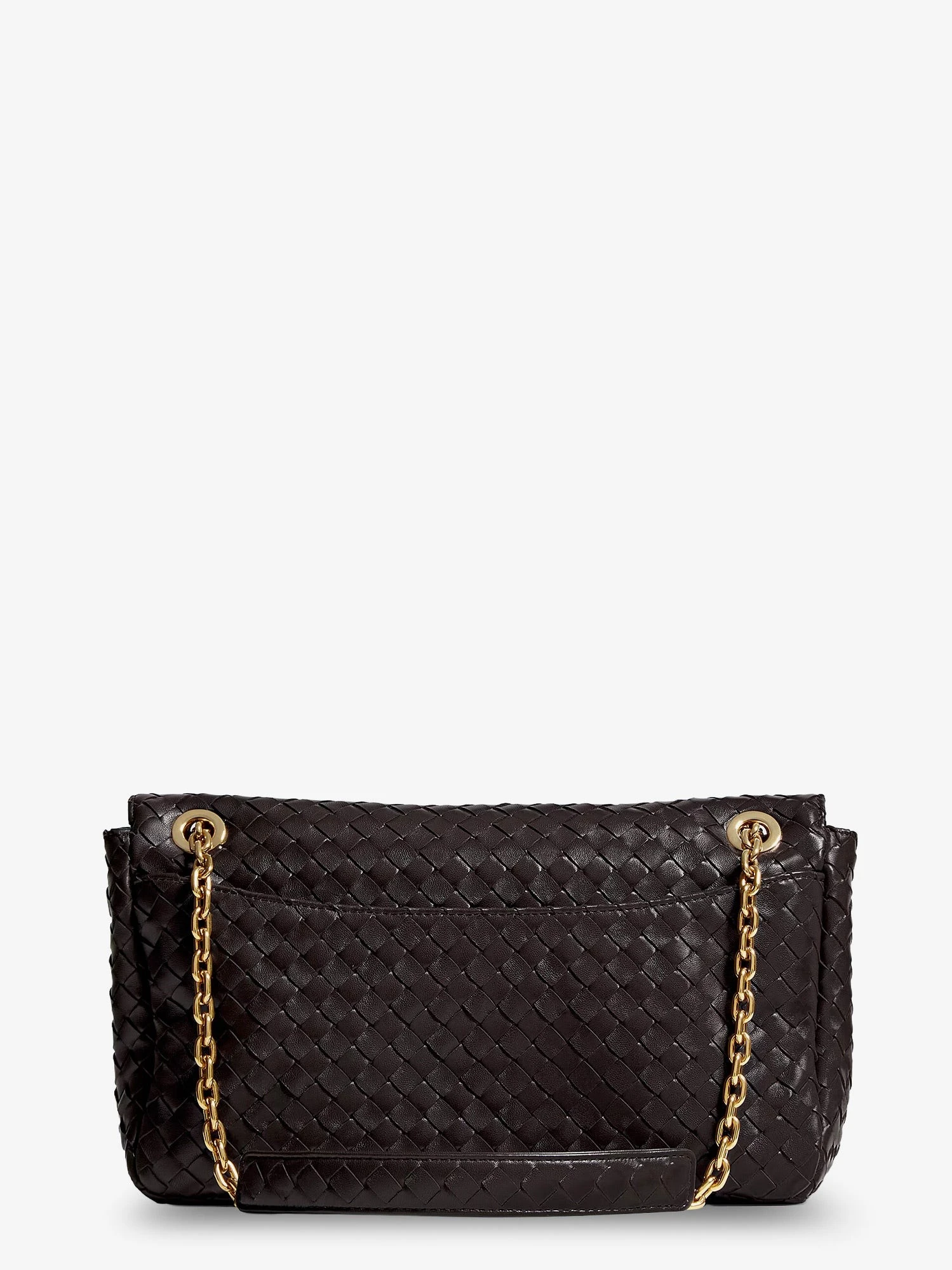 Madison leather shoulder bag with Knot detail.webp