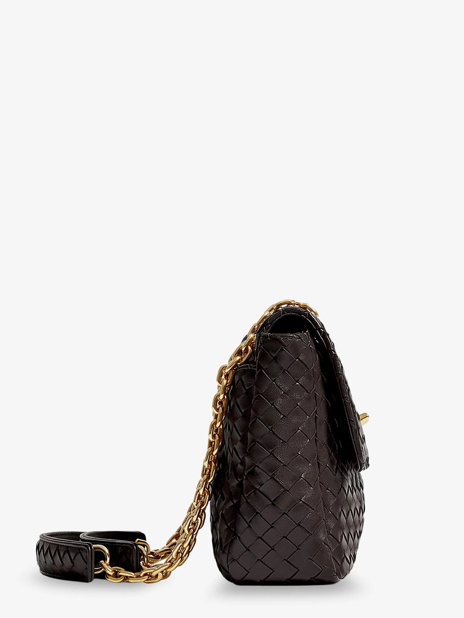 Madison leather shoulder bag with Knot detail.webp