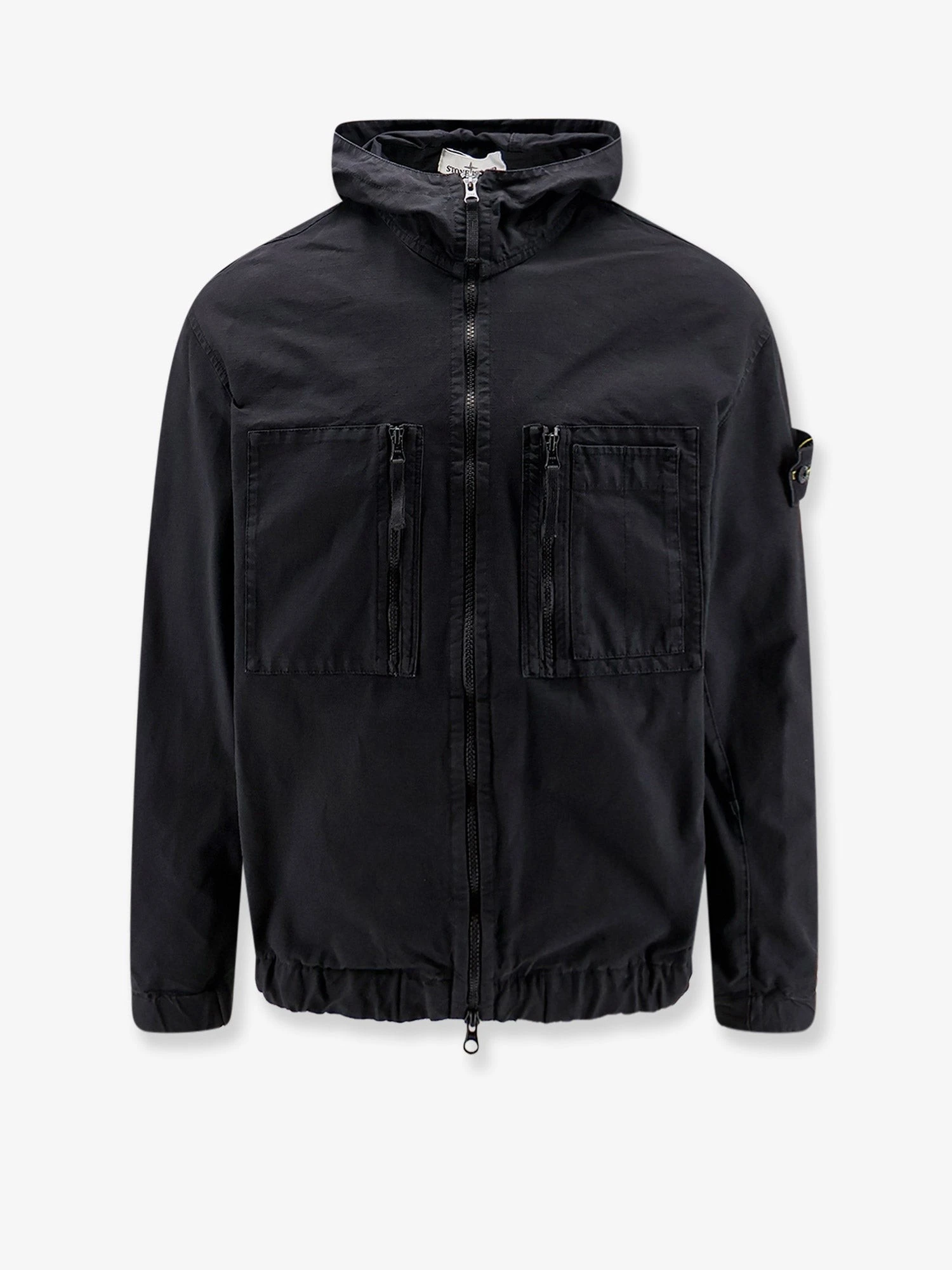 Hooded organic cotton jacket.webp
