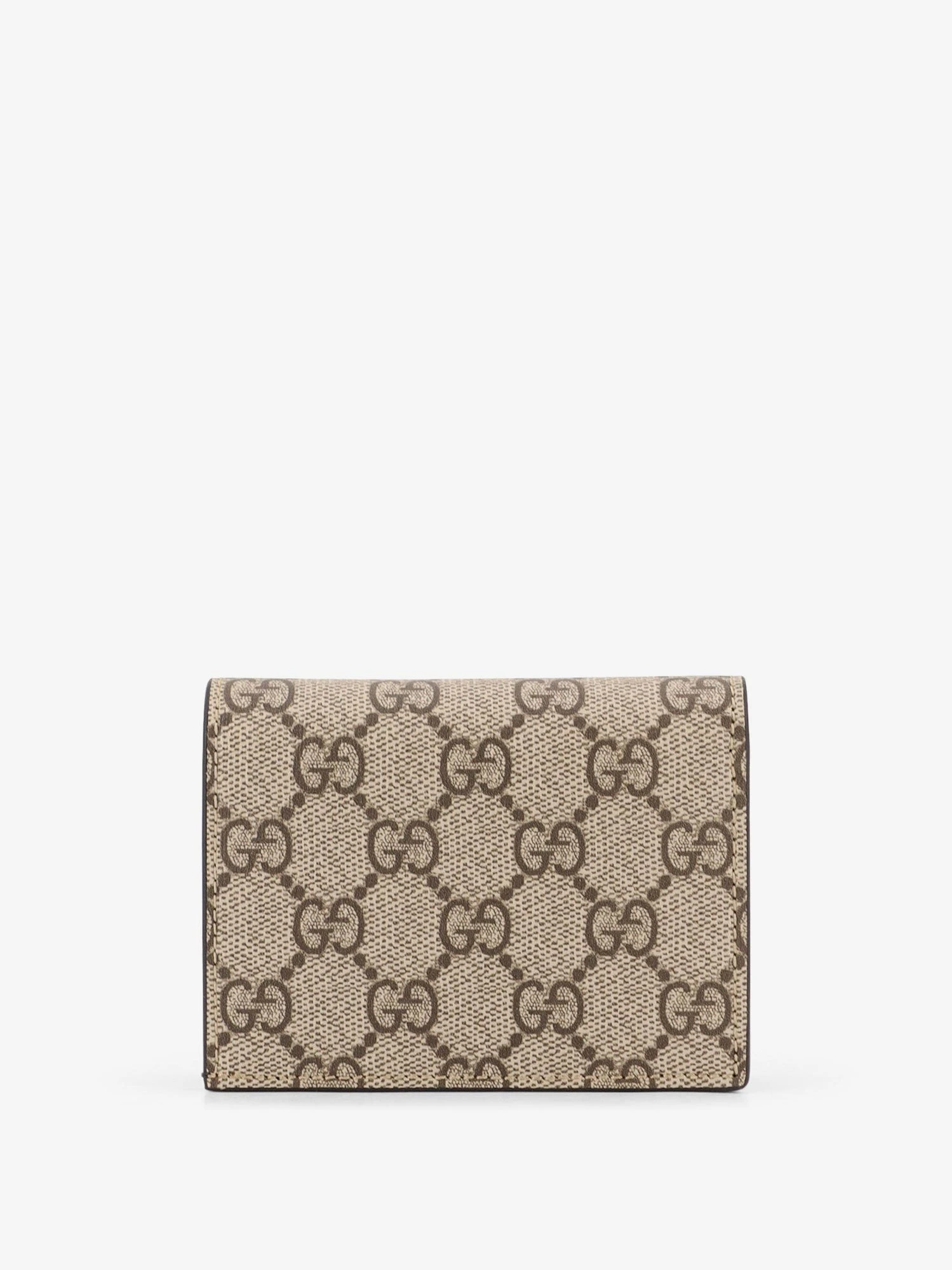 Mini leather wallet and GG Supreme fabric.webp