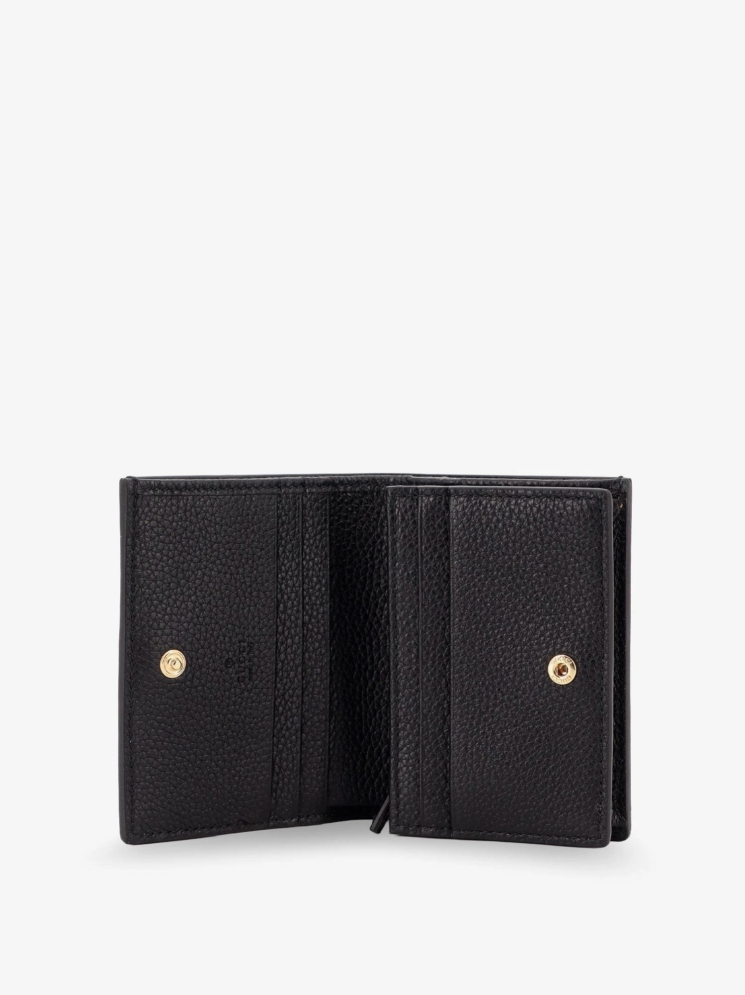 Mini leather wallet and GG Supreme fabric.webp