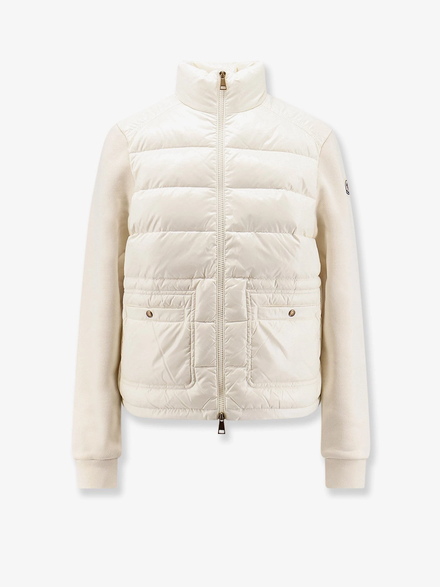Padded jacket with fabric details.webp