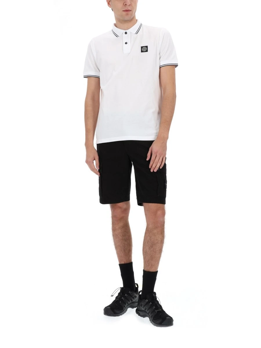 CARGO SHORTS WITH LOGO PATCH.webp