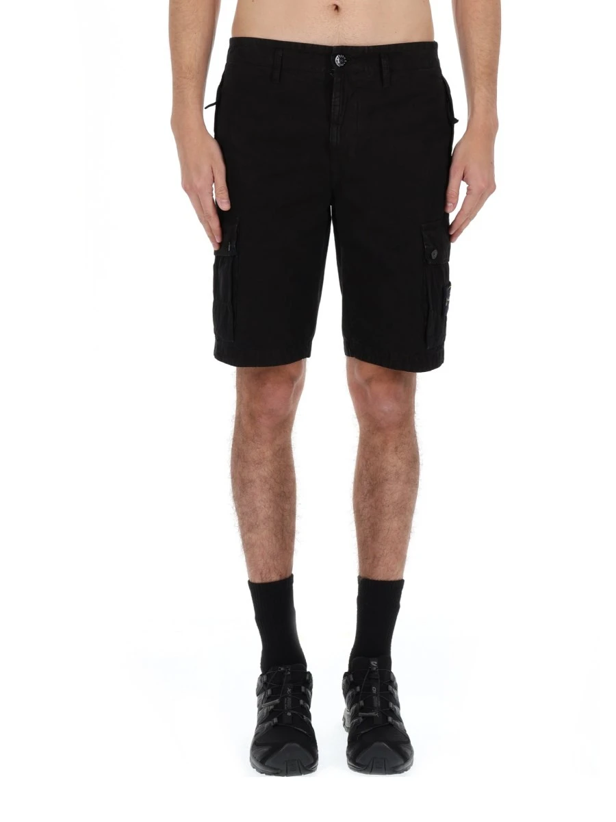 CARGO SHORTS WITH LOGO PATCH.webp