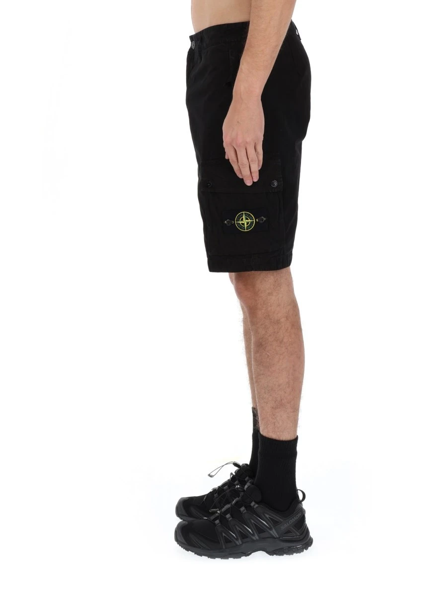 CARGO SHORTS WITH LOGO PATCH.webp