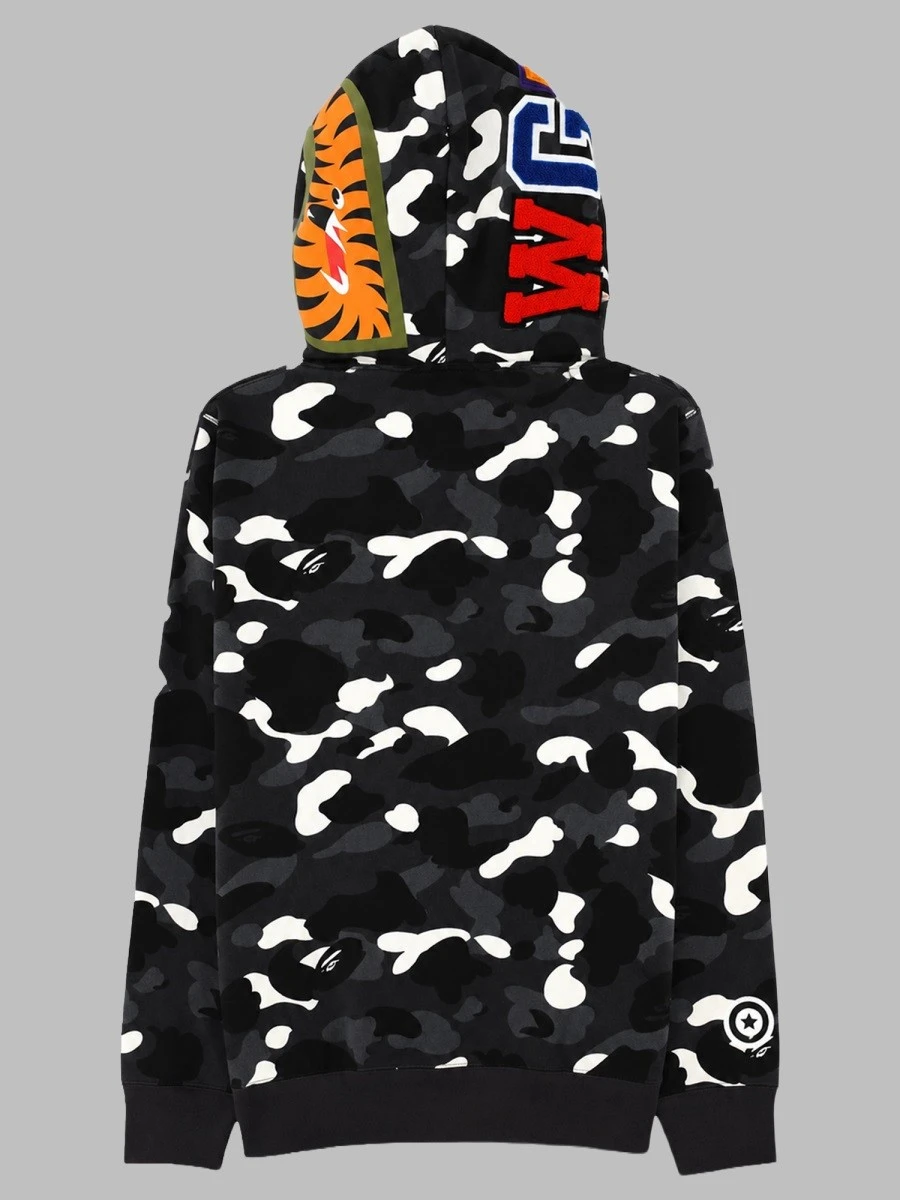 FELPA "SHARK" CON ZIP E CAPPUCCIO.webp