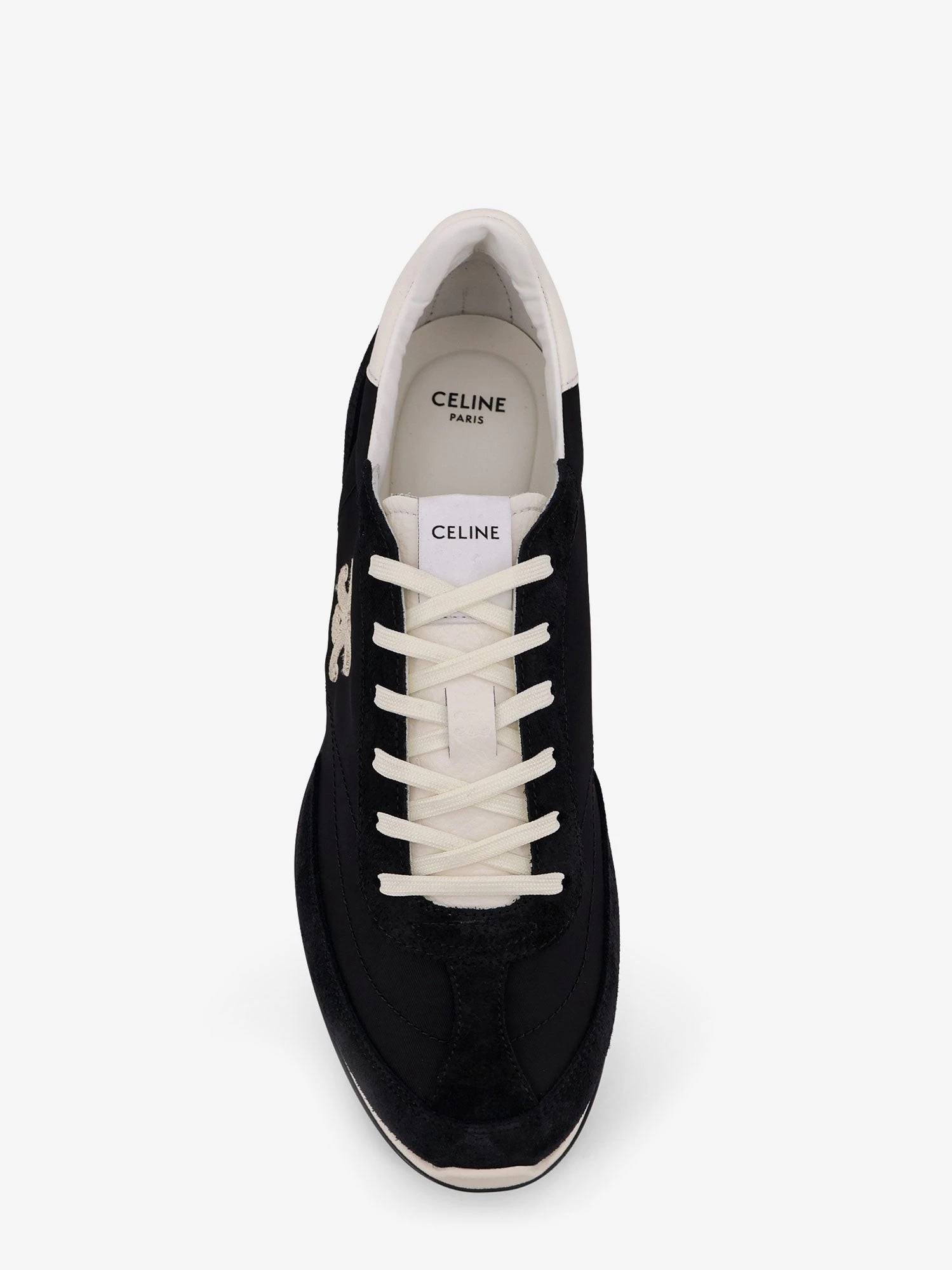 Nylon Racer sneakers with Triomphe logo on the side.webp