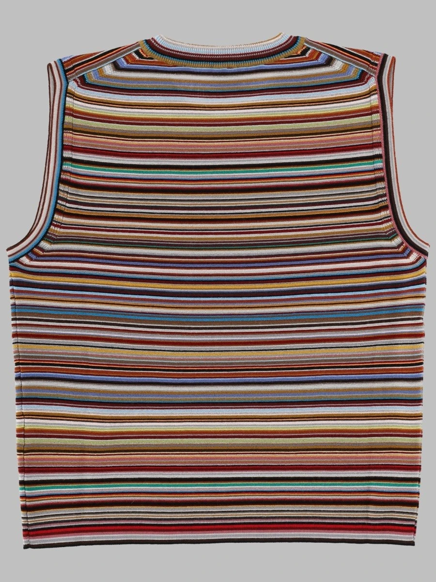 MAGLIA SMANICATA "SIGNATURE STRIPE".webp