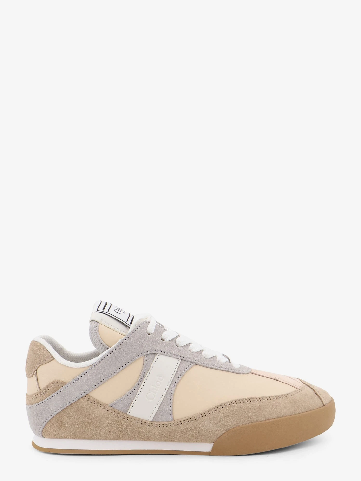Kick suede sneakers with contrasting inserts.webp