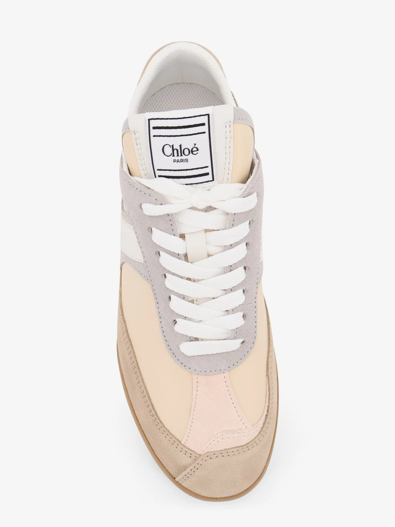 Kick suede sneakers with contrasting inserts.webp
